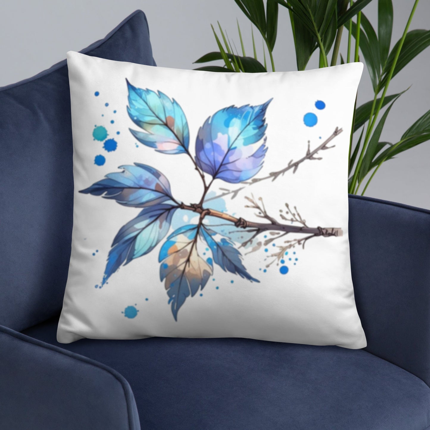 Tree Branch Watercolor Art Basic Pillow - Pillows - Discovery Co.