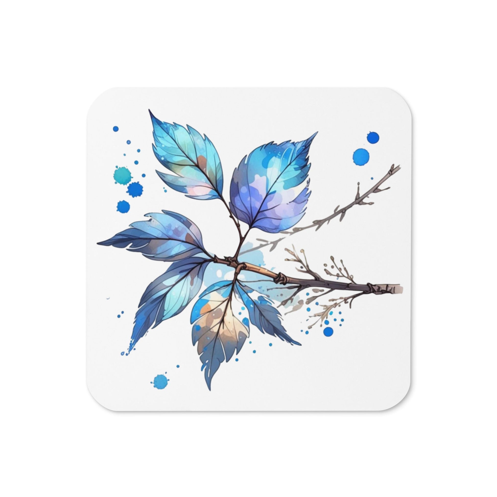 Tree Branch Watercolor Art Cork - Back Coaster - Coasters - Discovery Co.