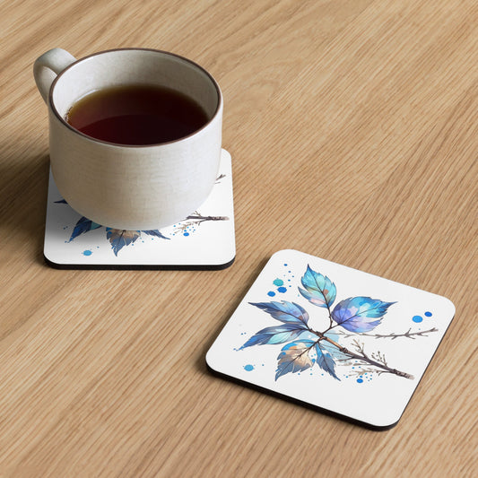 Tree Branch Watercolor Art Cork - Back Coaster - Coasters - Discovery Co.