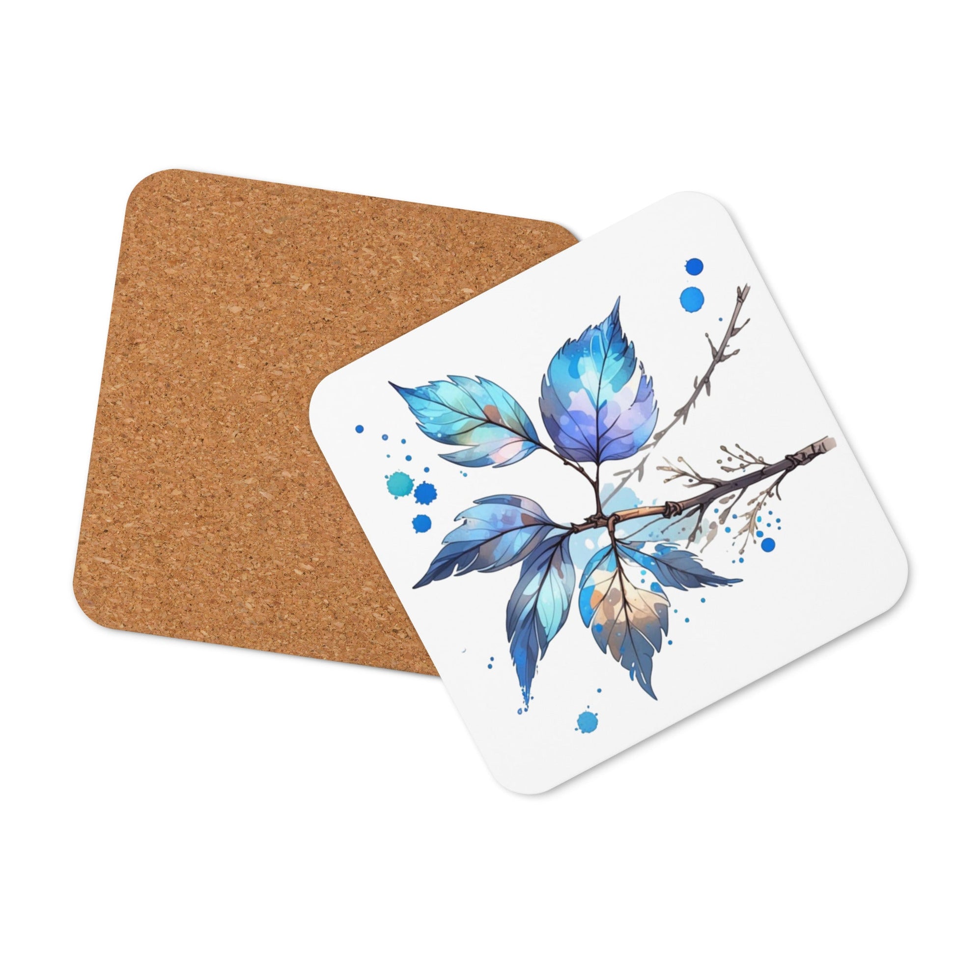 Tree Branch Watercolor Art Cork - Back Coaster - Coasters - Discovery Co.