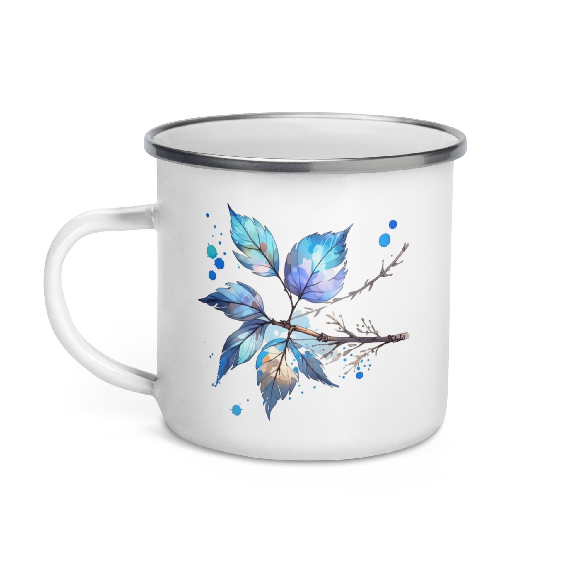 Tree Branch Watercolor Art Enamel Mug - Mugs - Discovery Co.