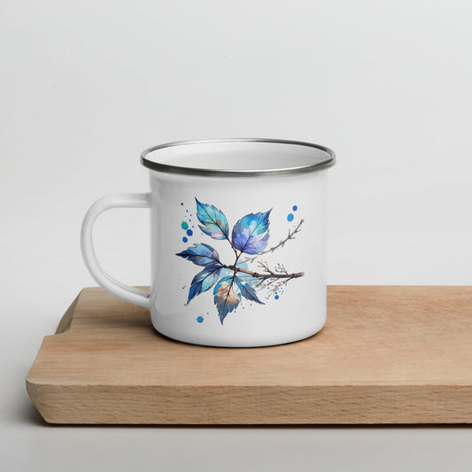 Tree Branch Watercolor Art Enamel Mug - Mugs - Discovery Co.