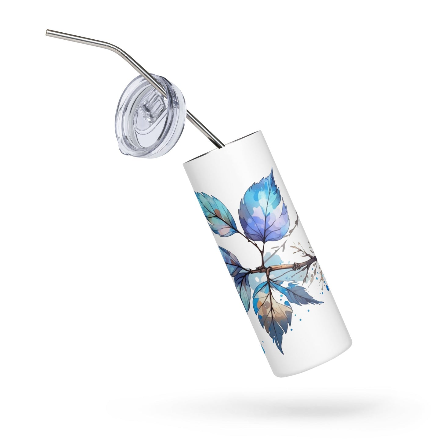 Tree Branch Watercolor Art Stainless Steel Tumbler - Steel Tumbler - Discovery Co.