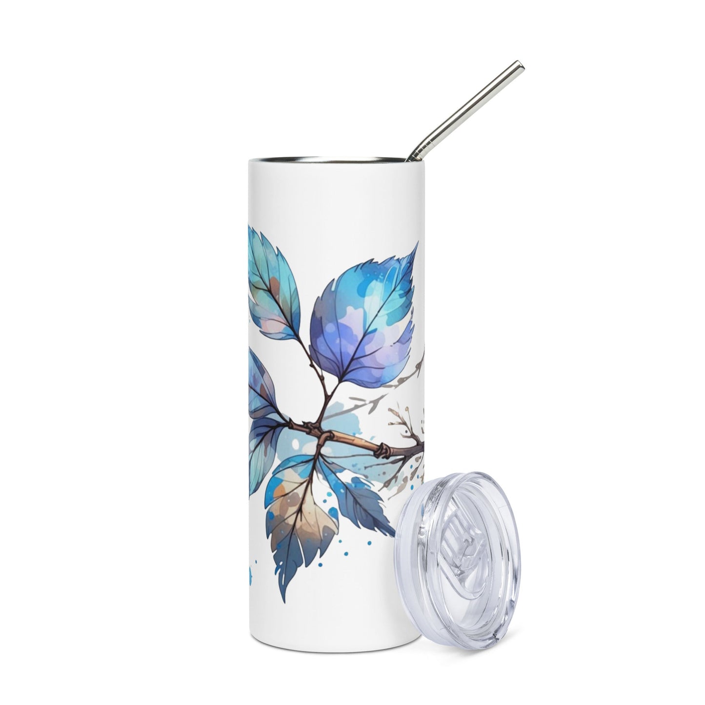 Tree Branch Watercolor Art Stainless Steel Tumbler - Steel Tumbler - Discovery Co.