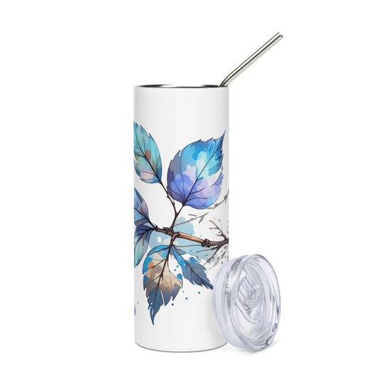 Tree Branch Watercolor Art Stainless Steel Tumbler - Steel Tumbler - Discovery Co.