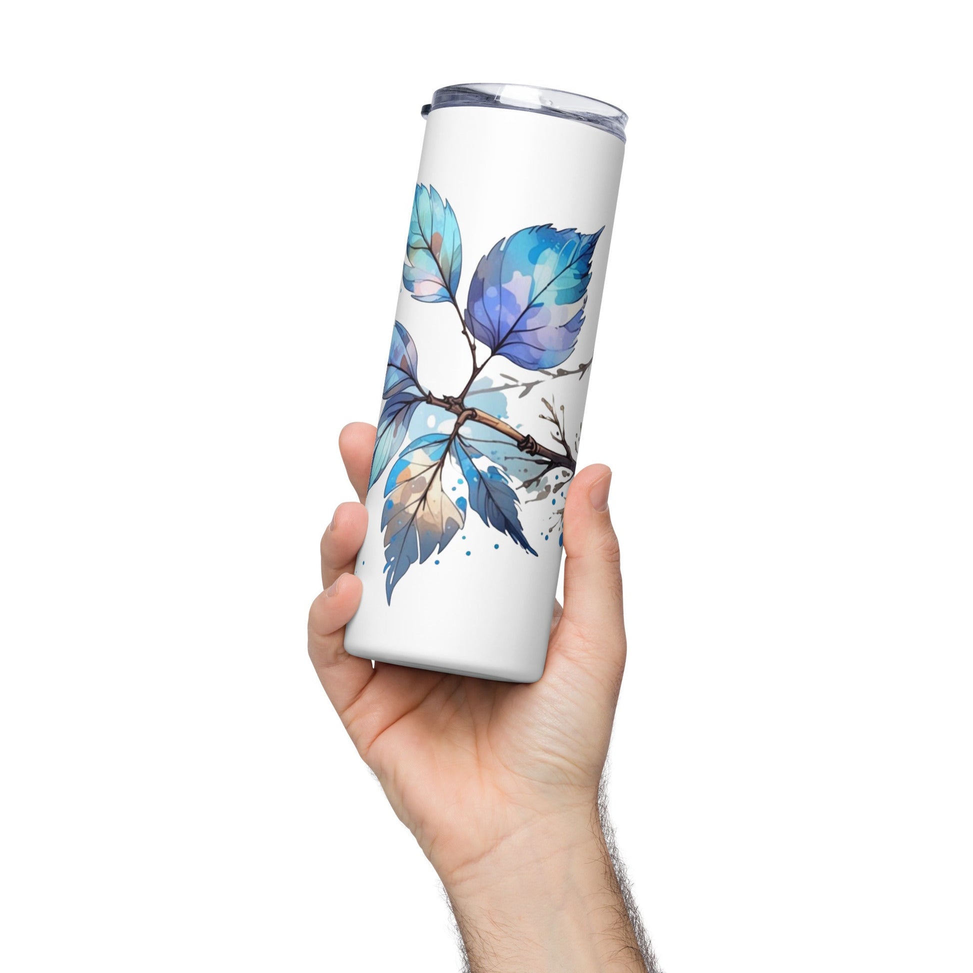 Tree Branch Watercolor Art Stainless Steel Tumbler - Steel Tumbler - Discovery Co.