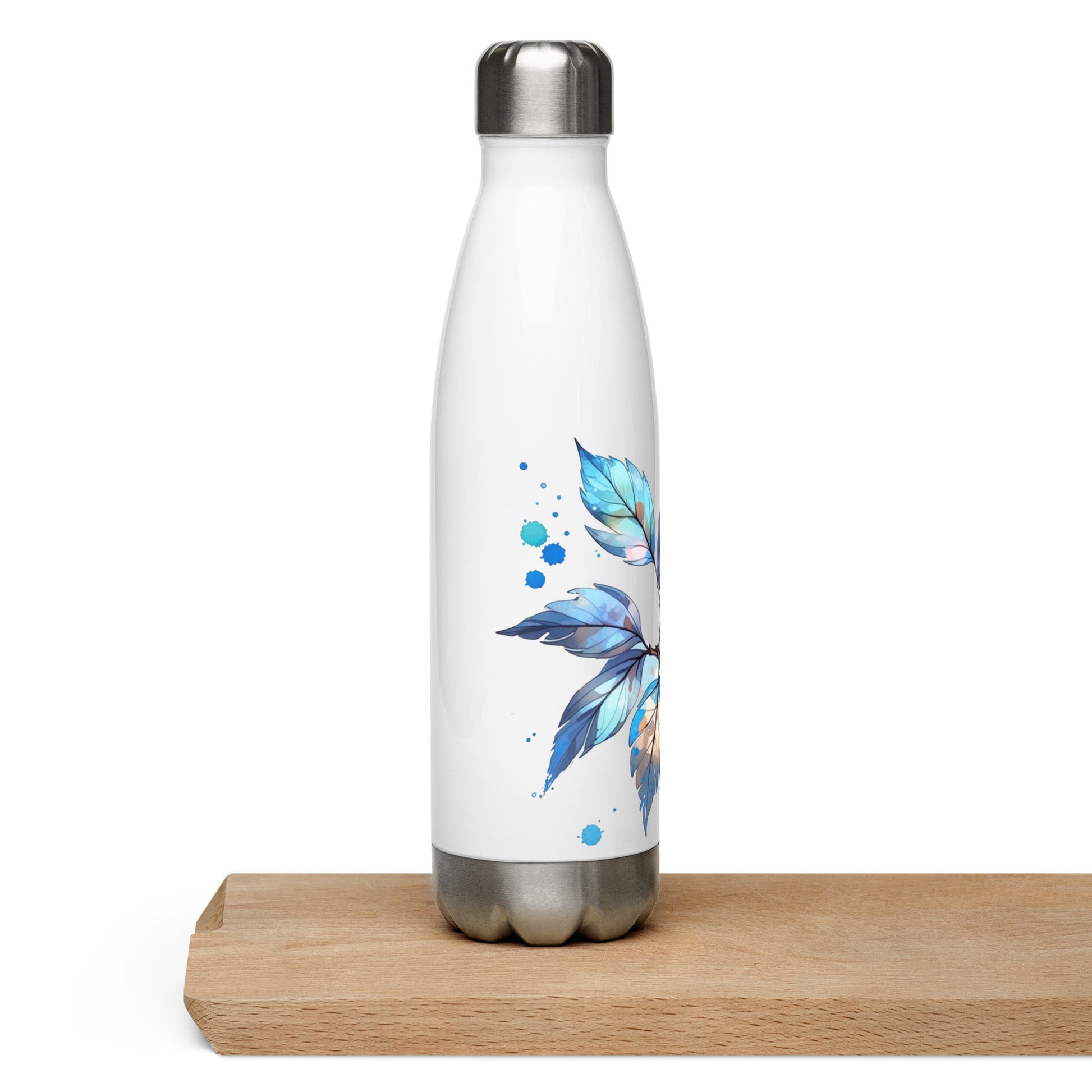 Tree Branch Watercolor Art Stainless Steel Water Bottle - Stainless Steel Water Bottle - Discovery Co.