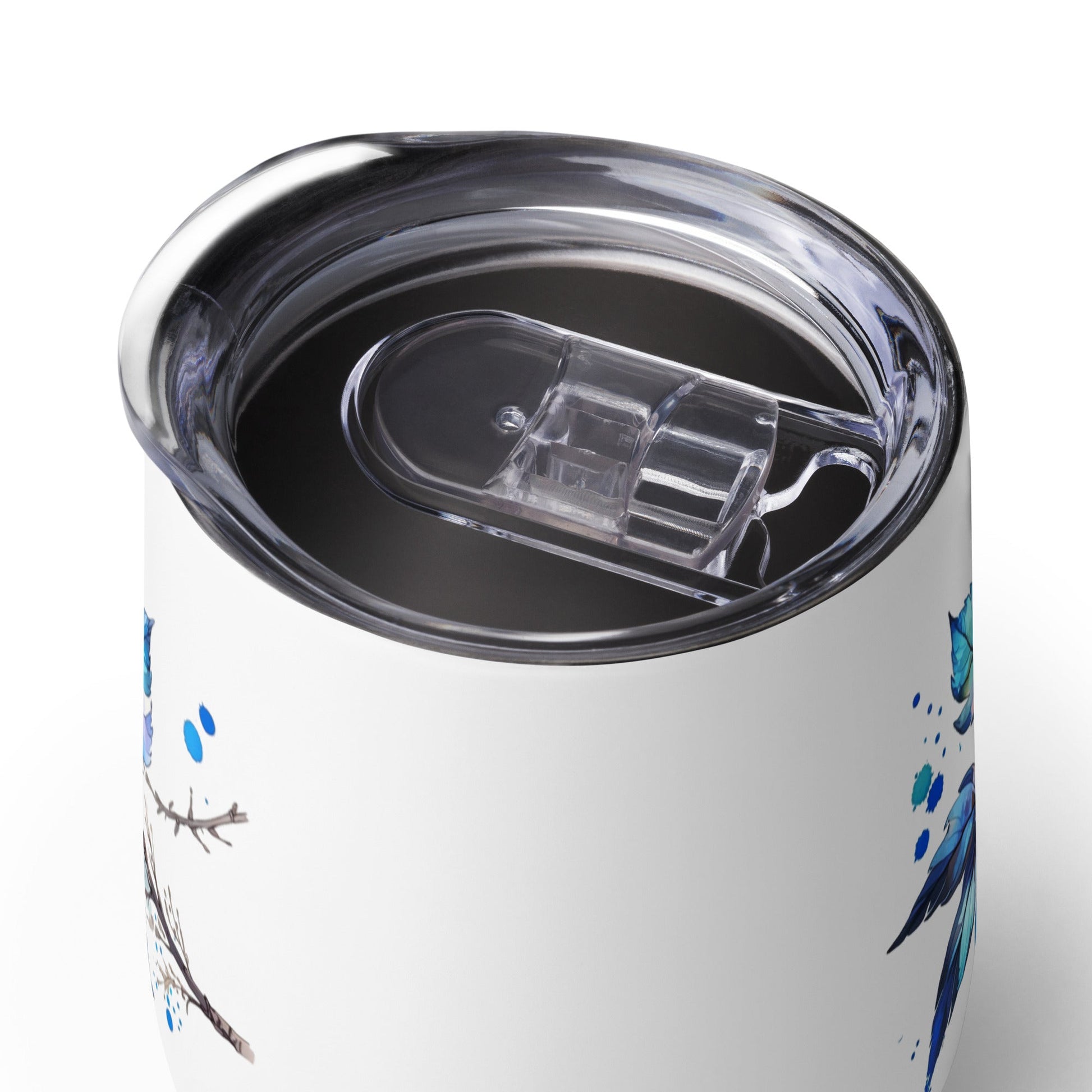 Tree Branch Watercolor Art Stainless Steel Wine Tumbler - Steel Tumbler - Discovery Co.