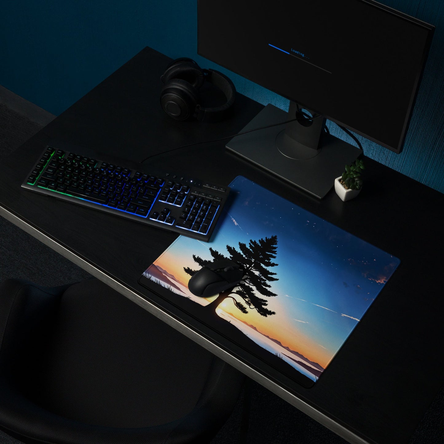 Tree In Night Sky II Gaming Mouse Pad - Mouse Pads - Discovery Co.