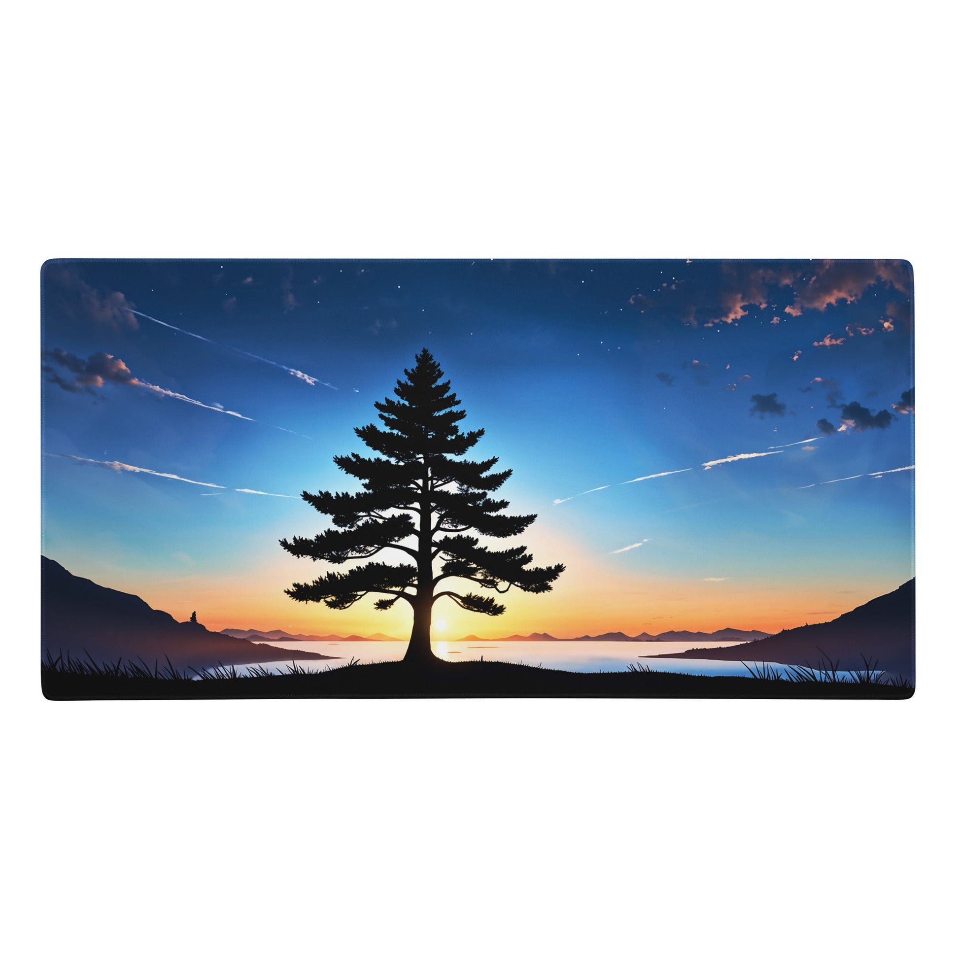 Tree In Night Sky II Gaming Mouse Pad - Mouse Pads - Discovery Co.