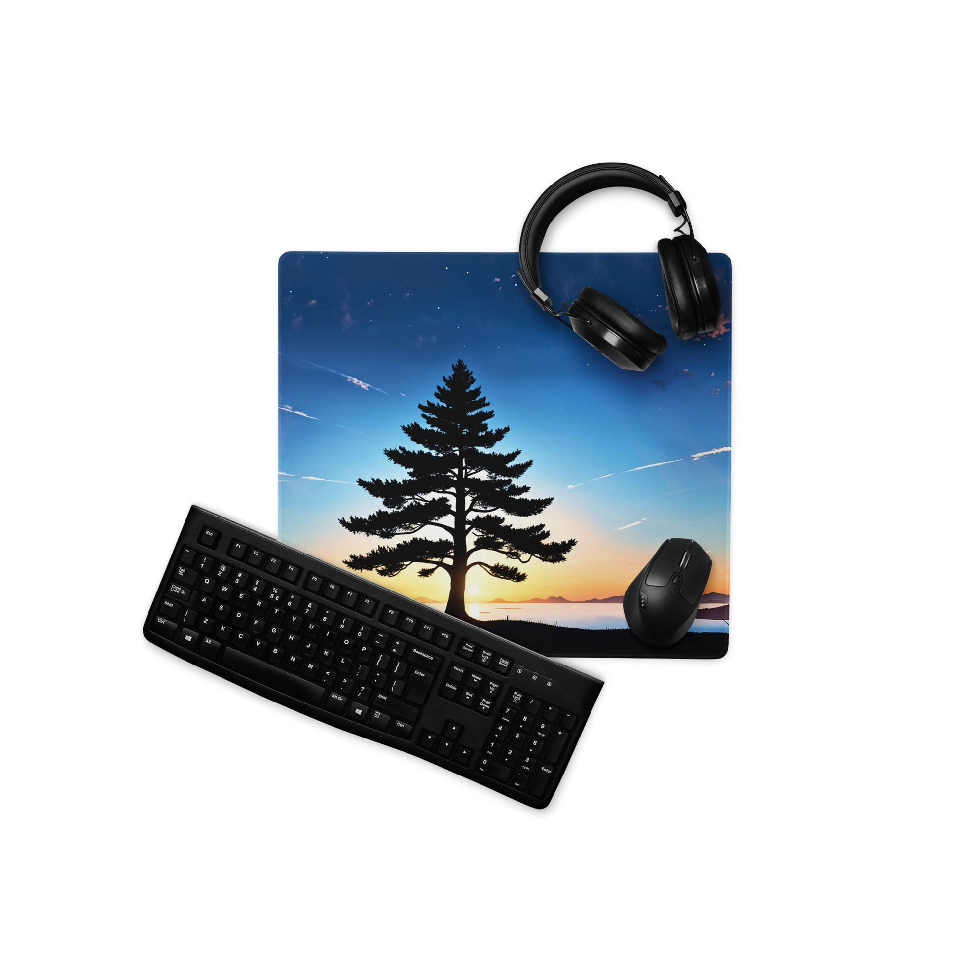 Tree In Night Sky II Gaming Mouse Pad - Mouse Pads - Discovery Co.