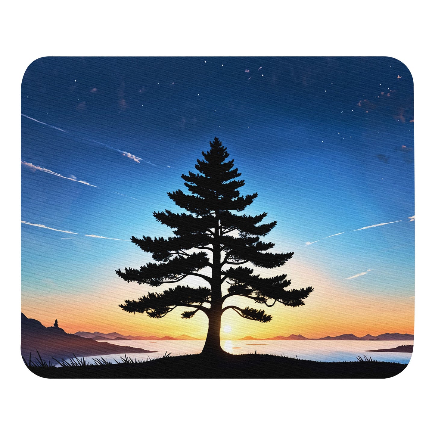 Tree In Night Sky II Mouse Pad - Mouse Pads - Discovery Co.