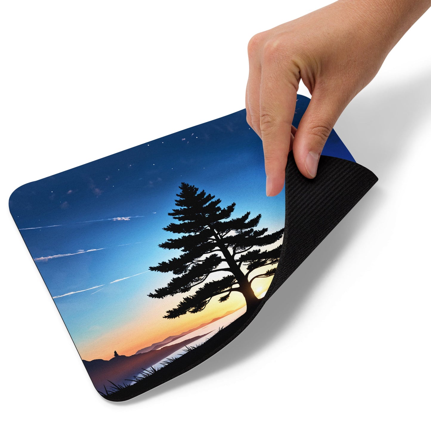 Tree In Night Sky II Mouse Pad - Mouse Pads - Discovery Co.