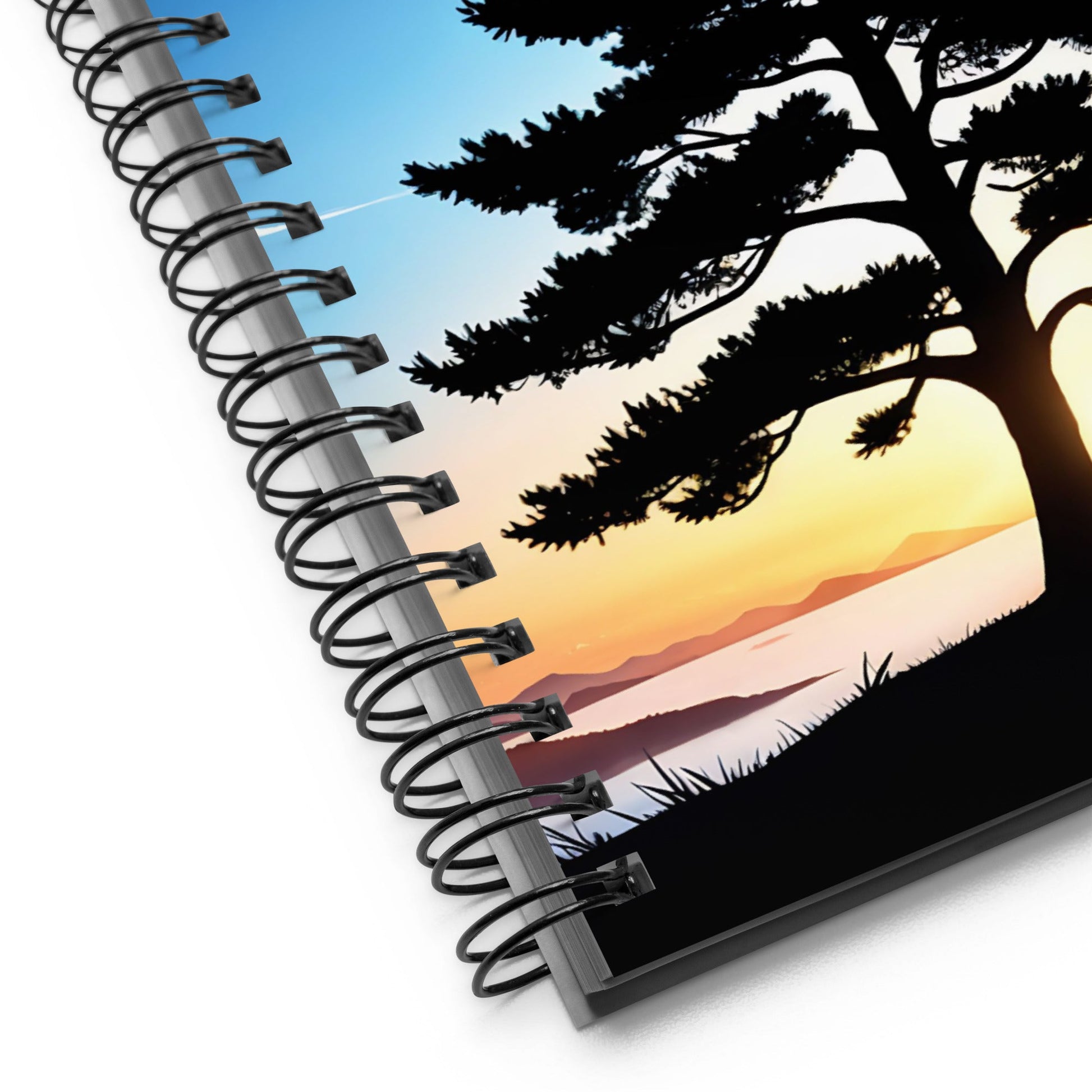 Tree In Night Sky II Spiral Notebook - Spiral Notebooks - Discovery Co.