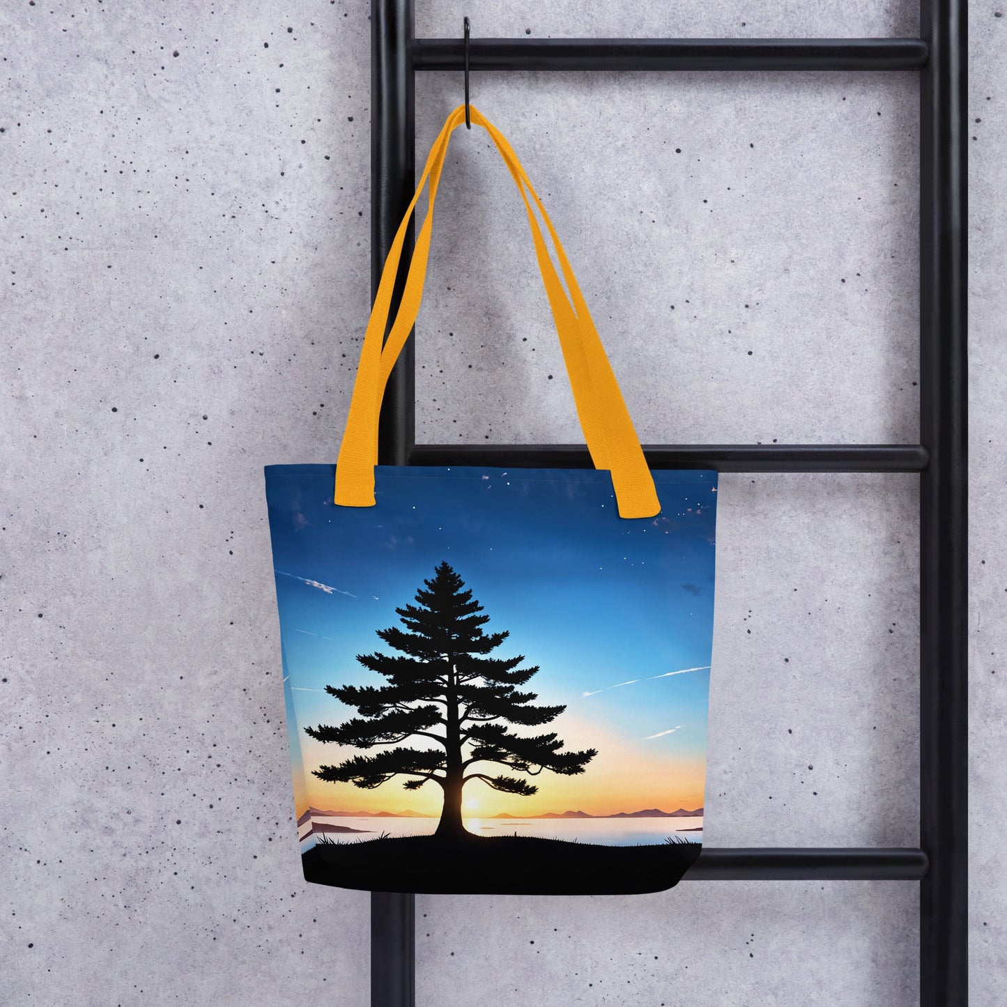 Tree In Night Sky II Tote Bag - Tote Bags - Discovery Co.