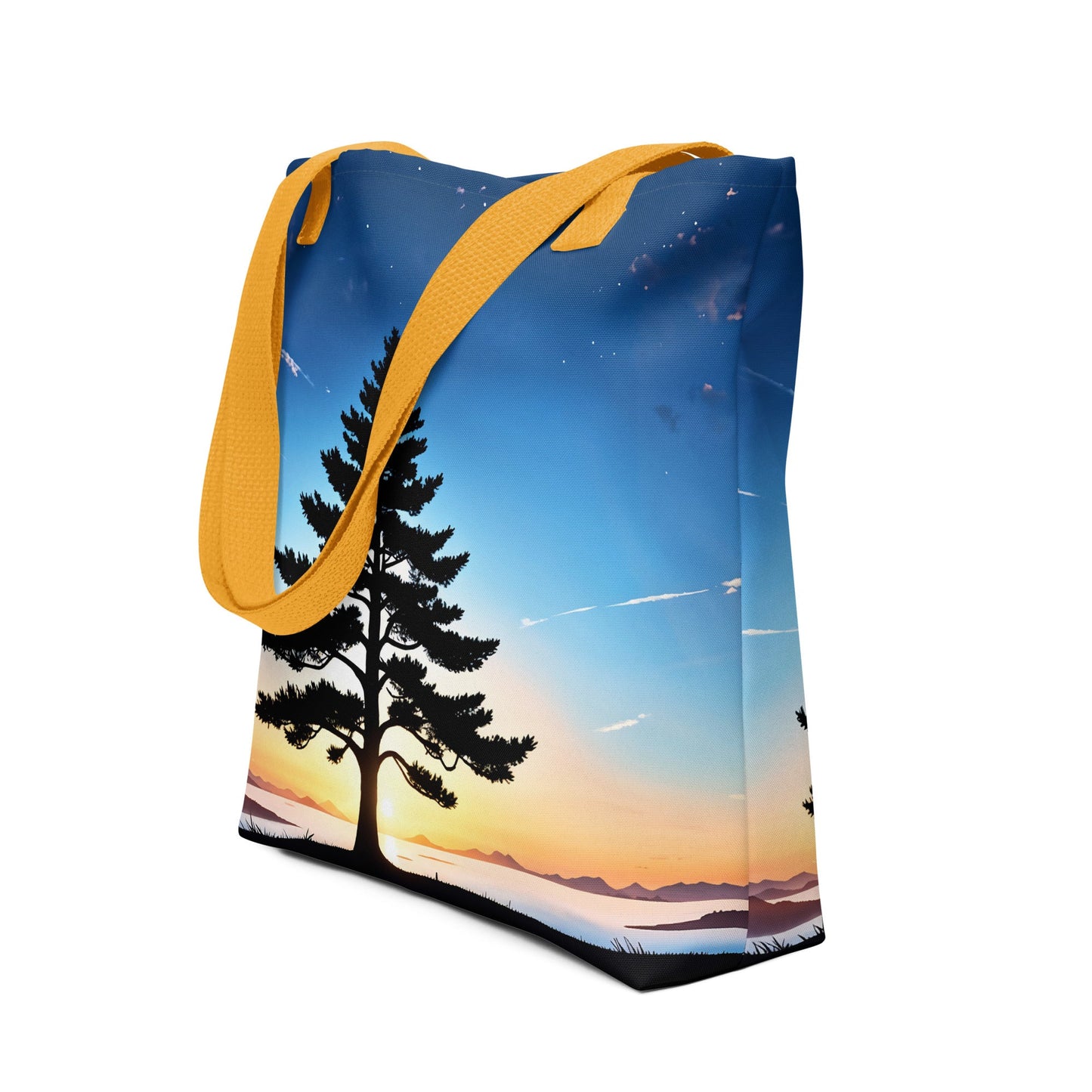 Tree In Night Sky II Tote Bag - Tote Bags - Discovery Co.