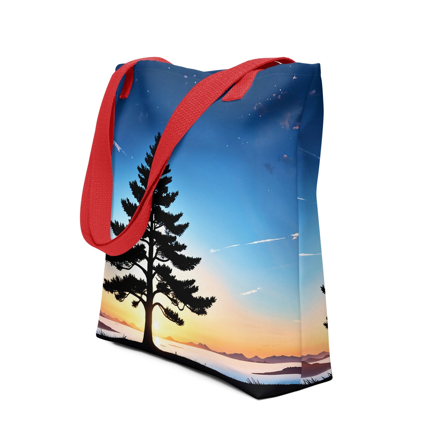 Tree In Night Sky II Tote Bag - Tote Bags - Discovery Co.