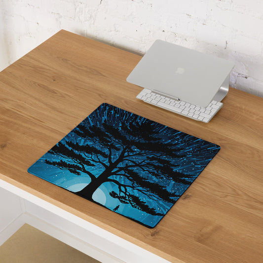 Tree In Night Sky III Gaming Mouse Pad - Mouse Pads - Discovery Co.