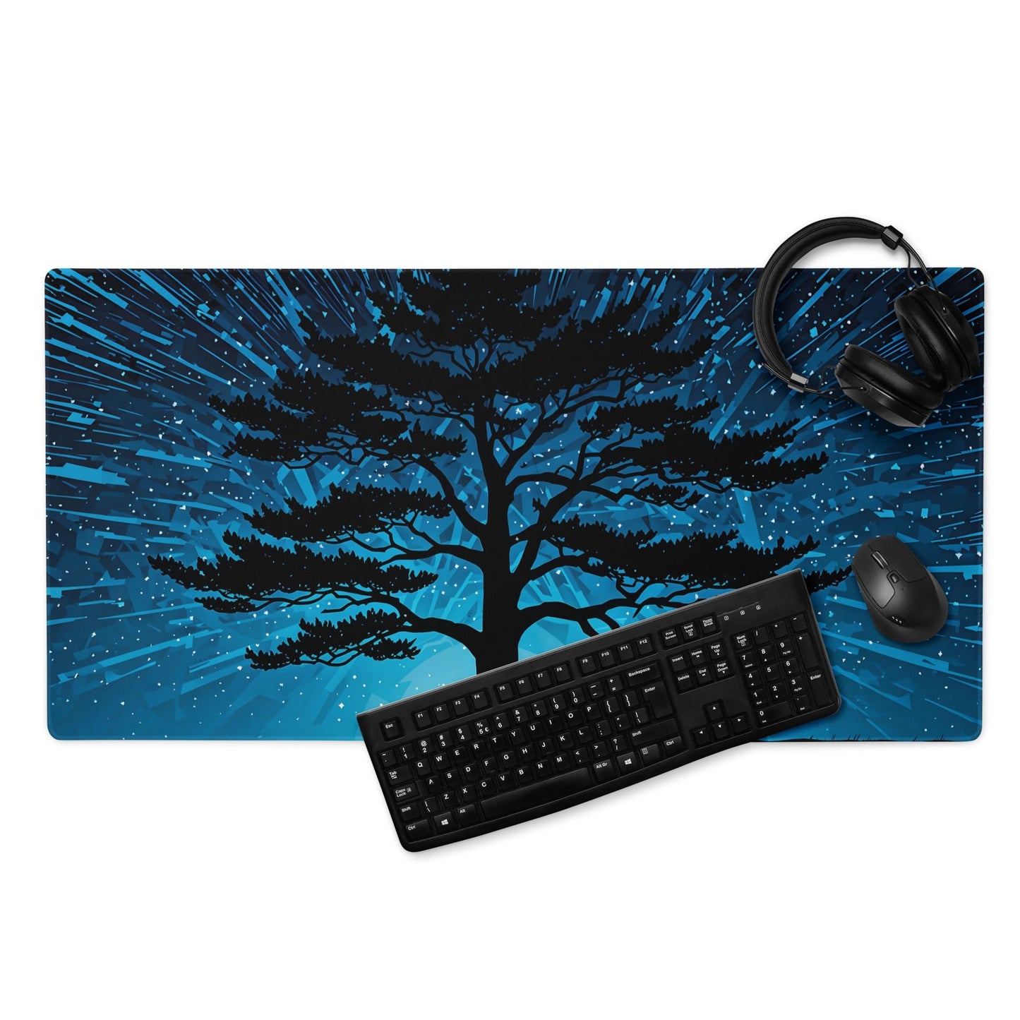 Tree In Night Sky III Gaming Mouse Pad - Mouse Pads - Discovery Co.