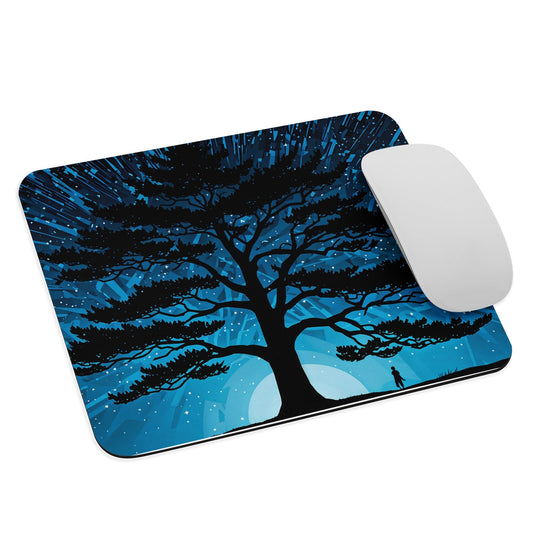 Tree In Night Sky III Mouse Pad - Mouse Pads - Discovery Co.