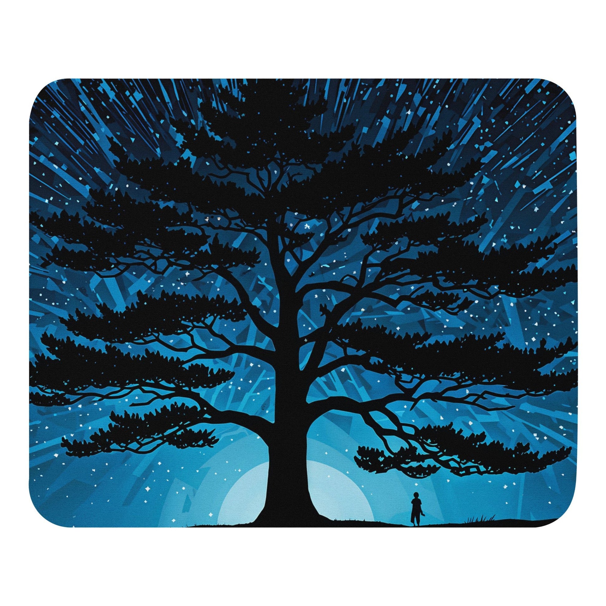 Tree In Night Sky III Mouse Pad - Mouse Pads - Discovery Co.