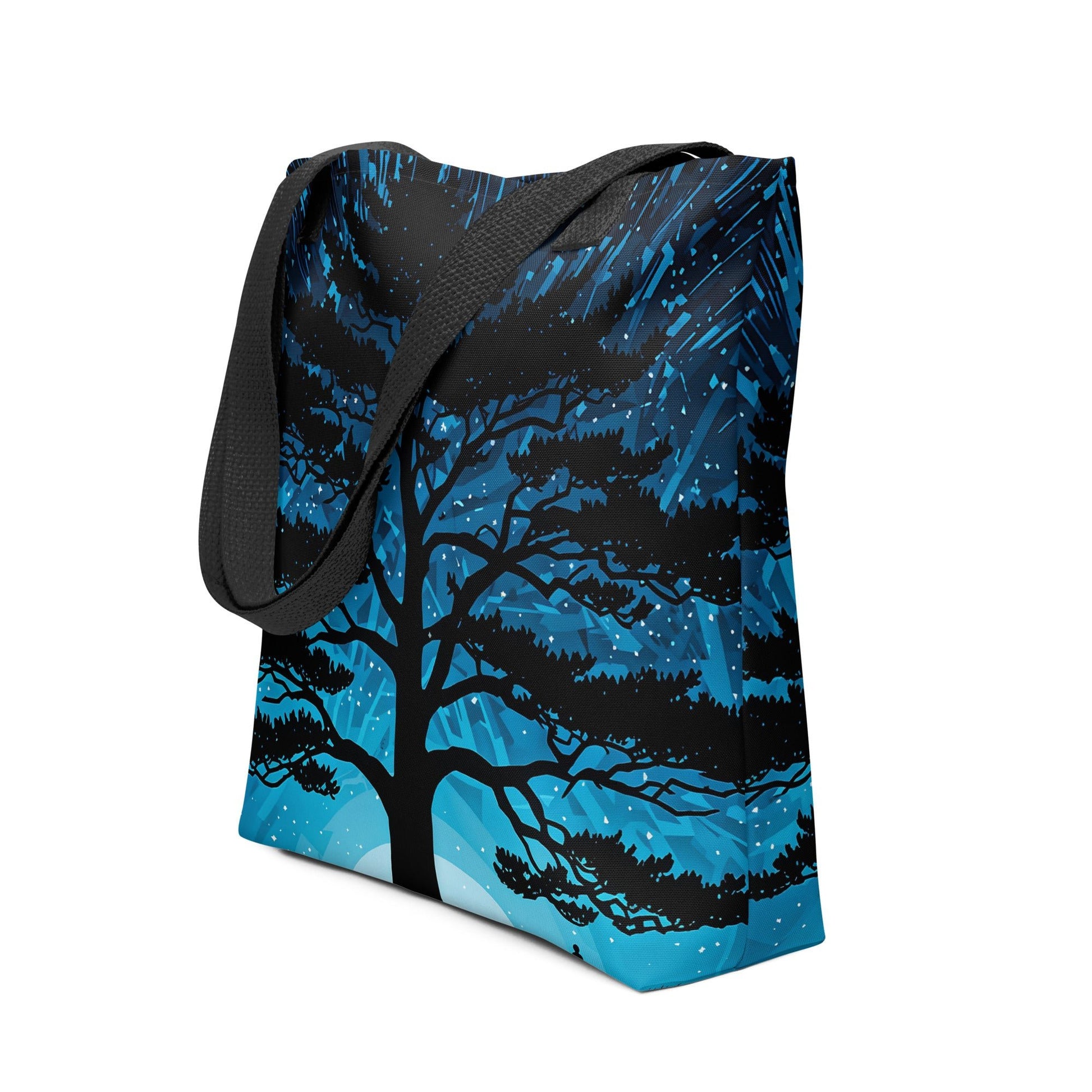 Tree In Night Sky III Tote Bag - Tote Bags - Discovery Co.