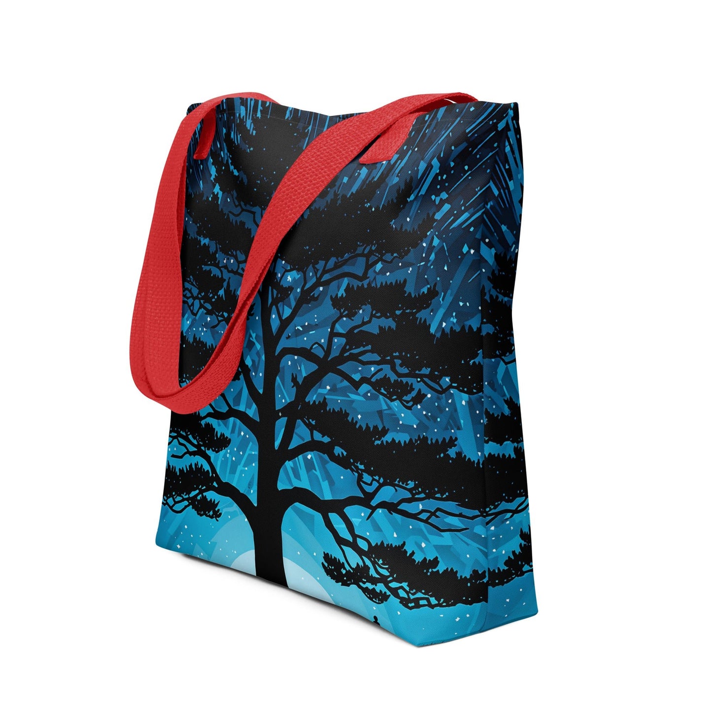 Tree In Night Sky III Tote Bag - Tote Bags - Discovery Co.