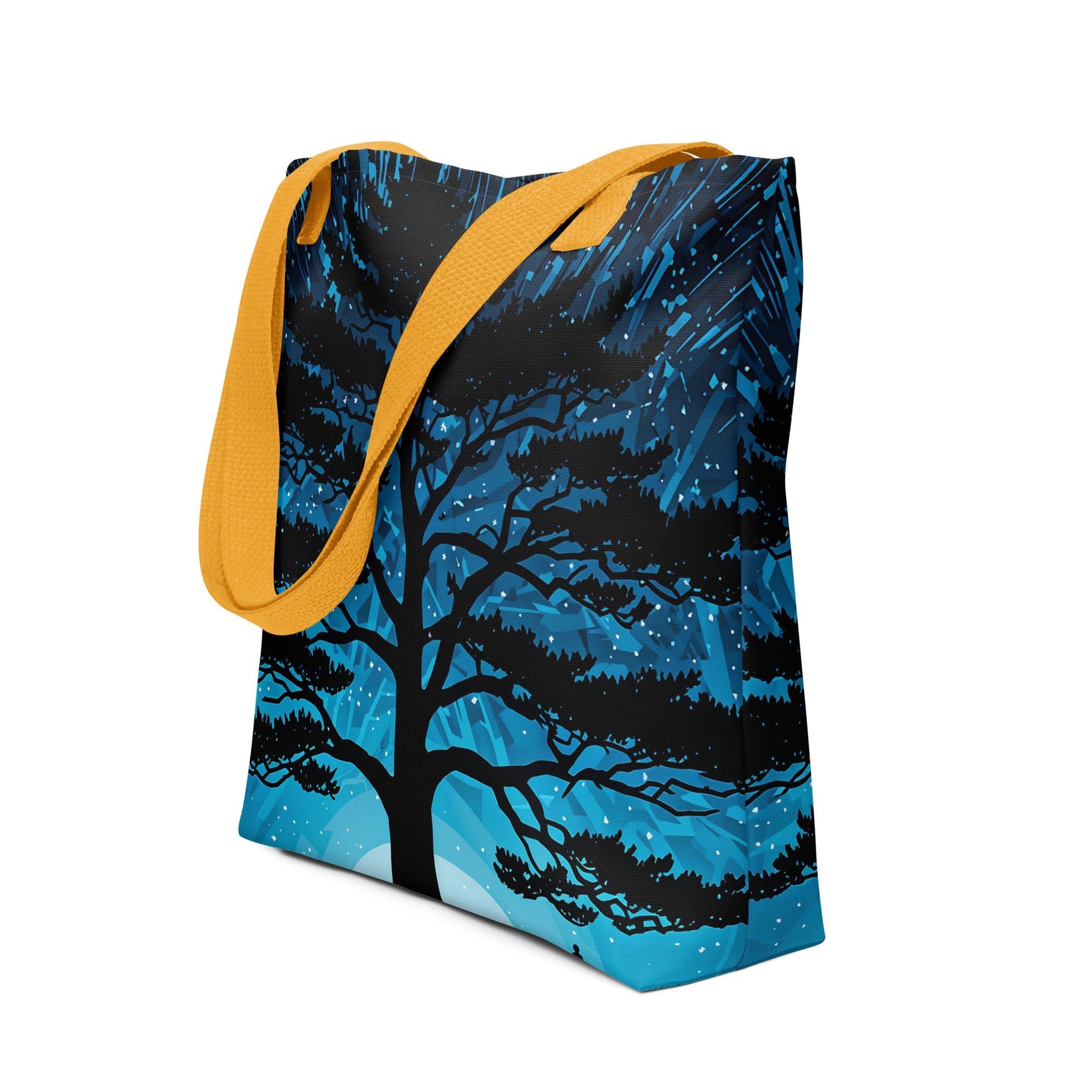 Tree In Night Sky III Tote Bag - Tote Bags - Discovery Co.