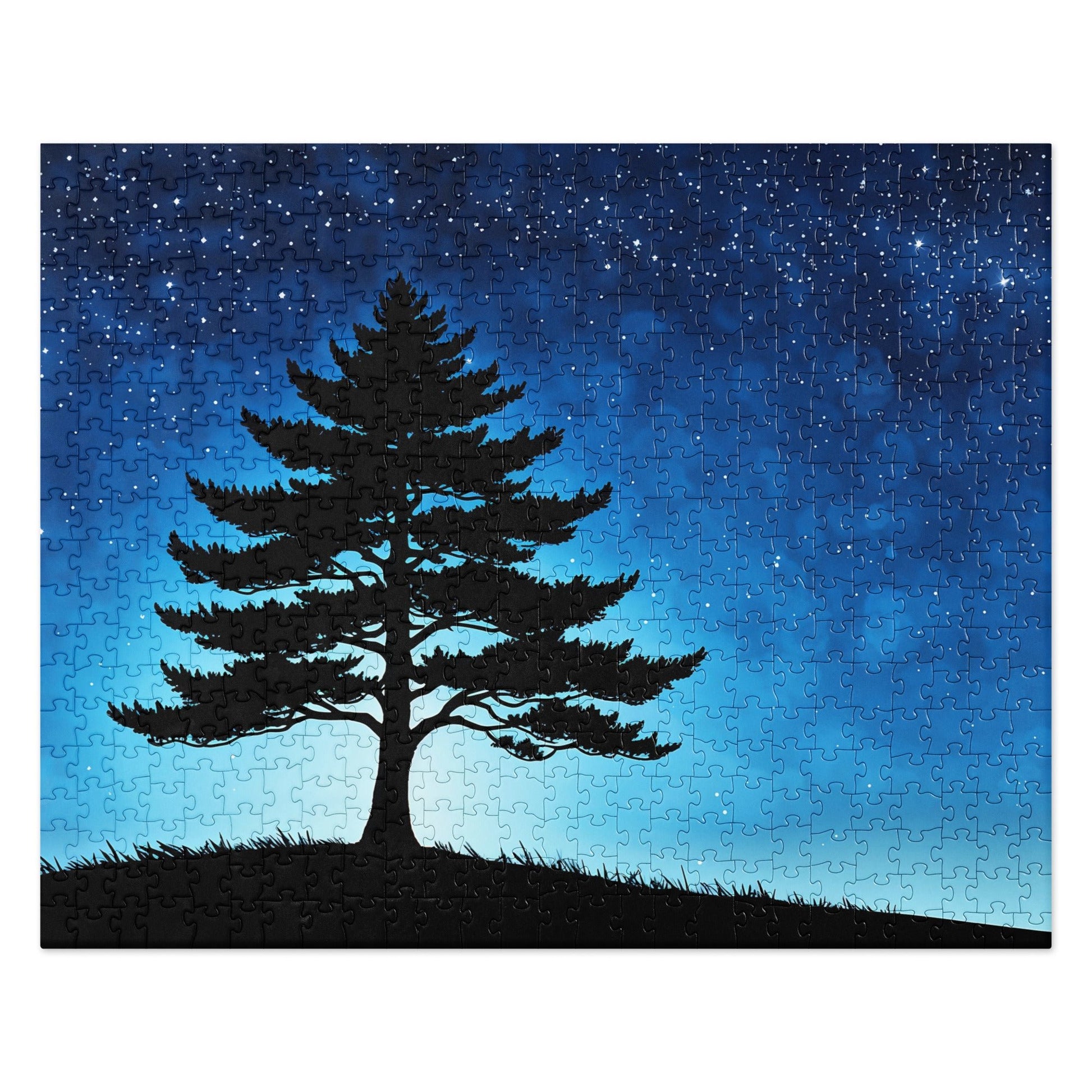 Tree In Night Sky Jigsaw Puzzle - Puzzle - Discovery Co.