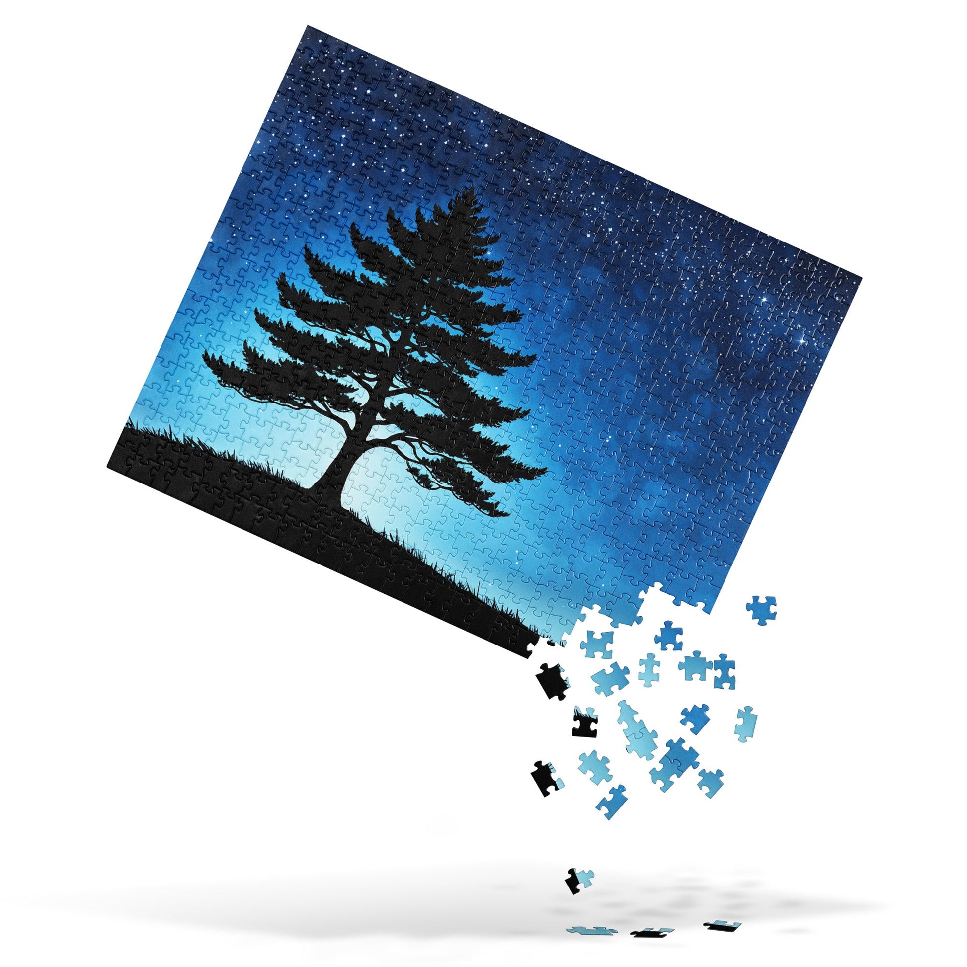 Tree In Night Sky Jigsaw Puzzle - Puzzle - Discovery Co.