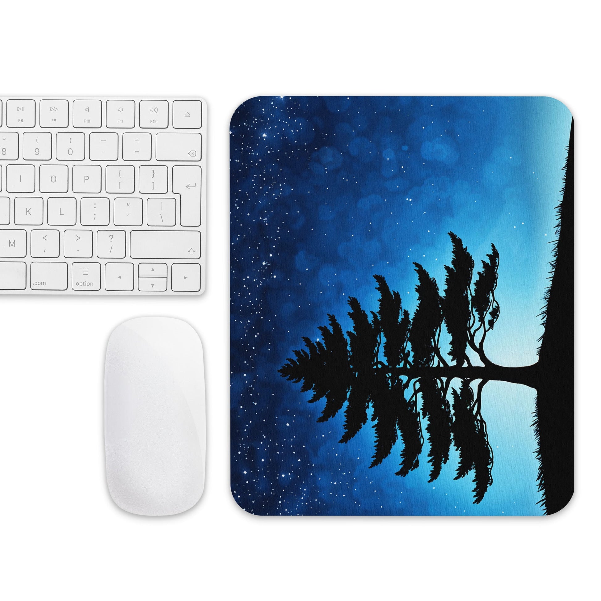 Tree In Night Sky Mouse Pad - Mouse Pads - Discovery Co.