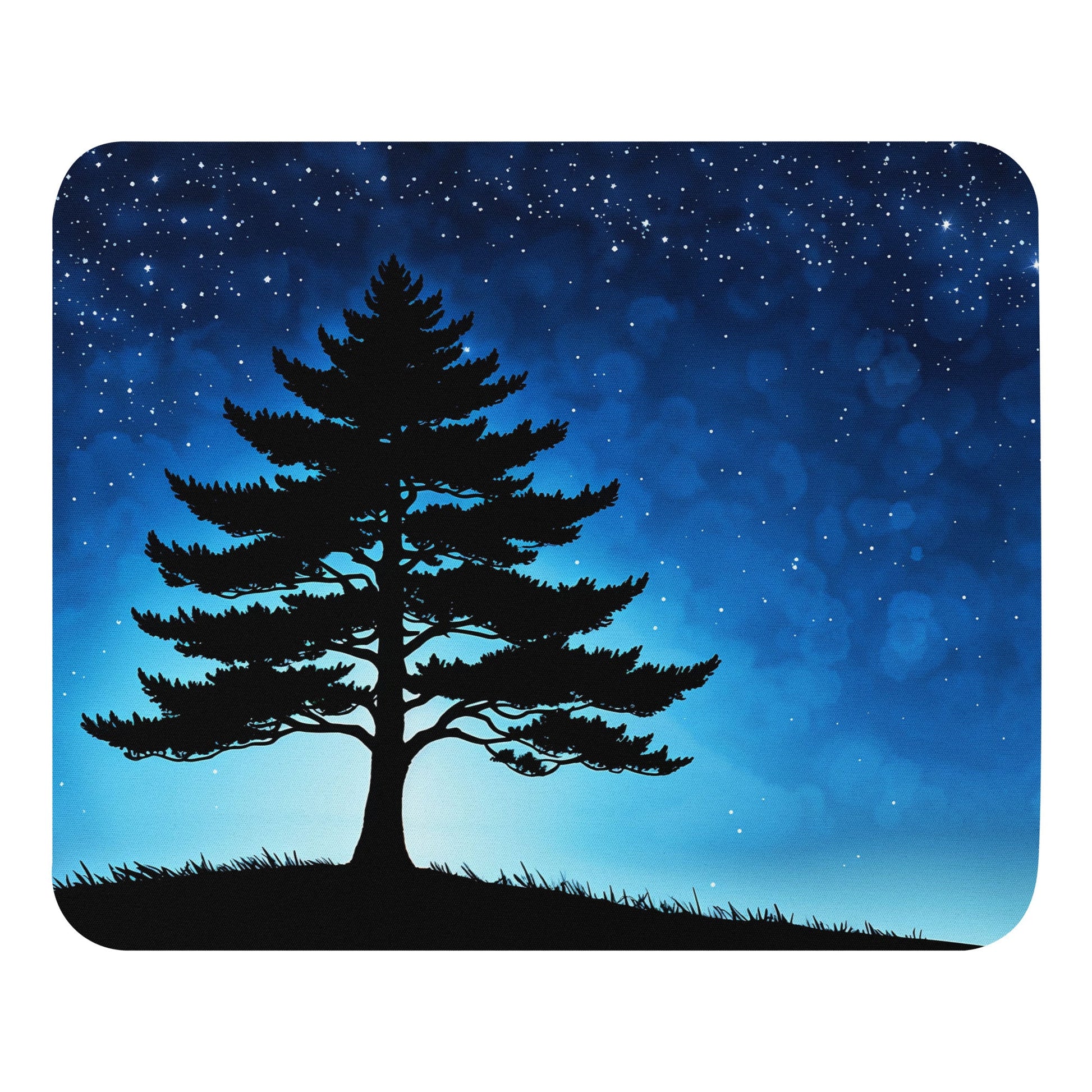 Tree In Night Sky Mouse Pad - Mouse Pads - Discovery Co.