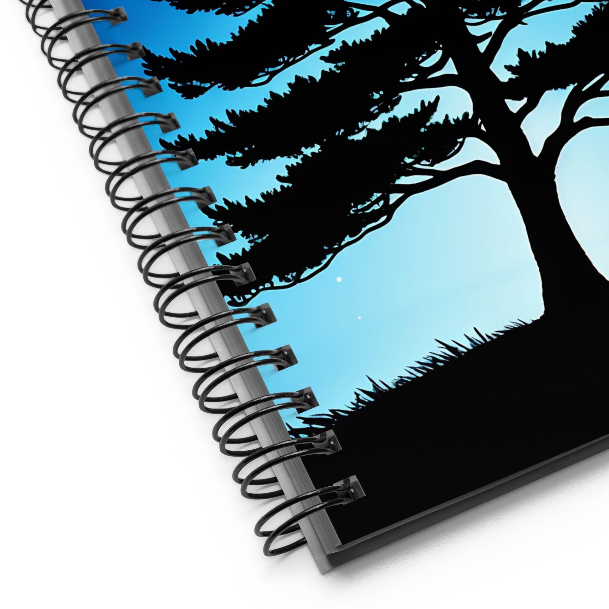 Tree In Night Sky Spiral Notebook - Spiral Notebooks - Discovery Co.