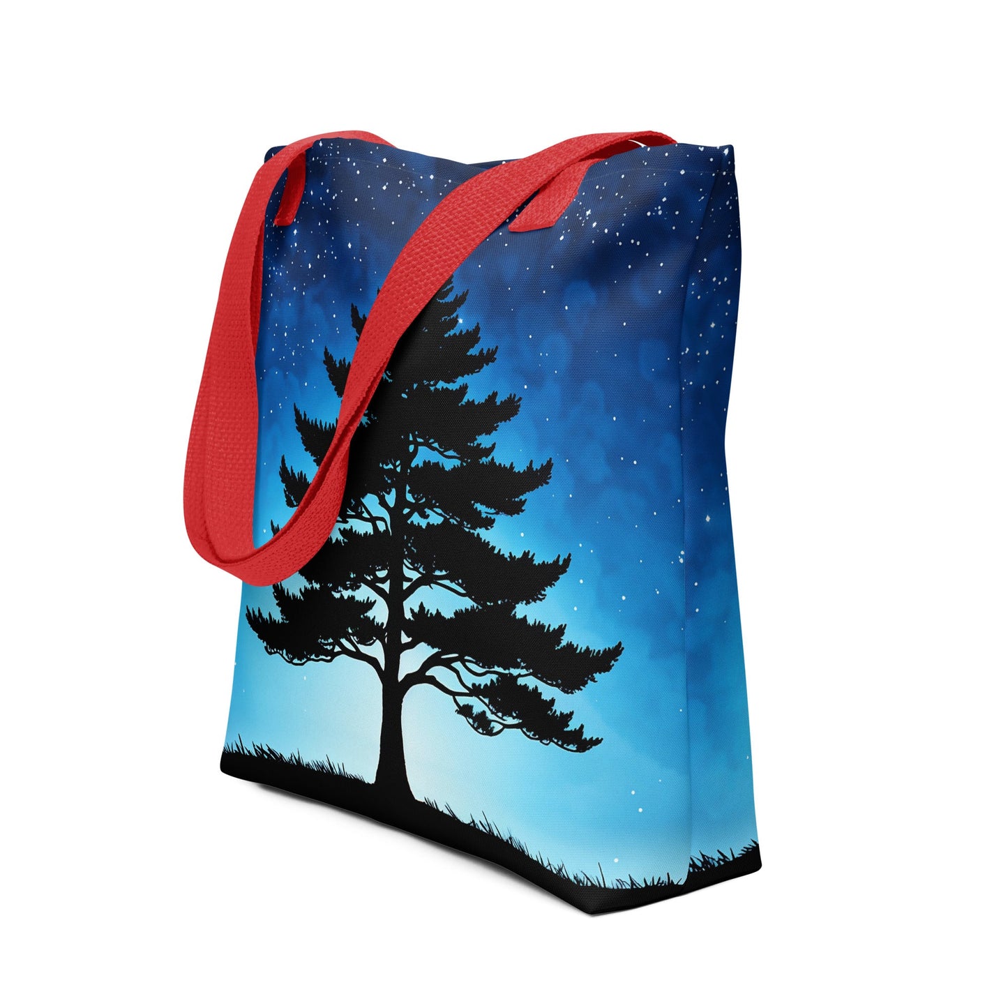 Tree In Night Sky Tote Bag - Tote Bags - Discovery Co.