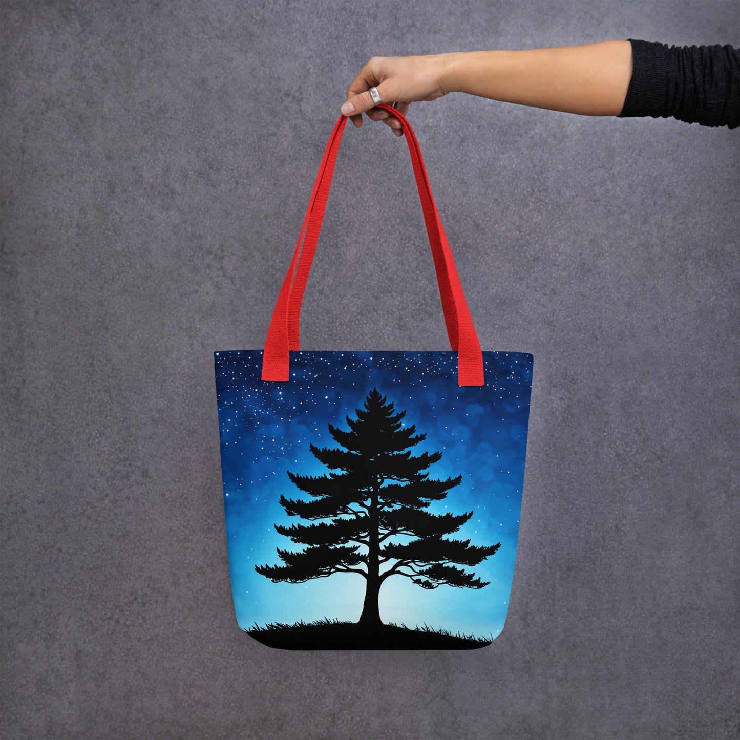 Tree In Night Sky Tote Bag - Tote Bags - Discovery Co.