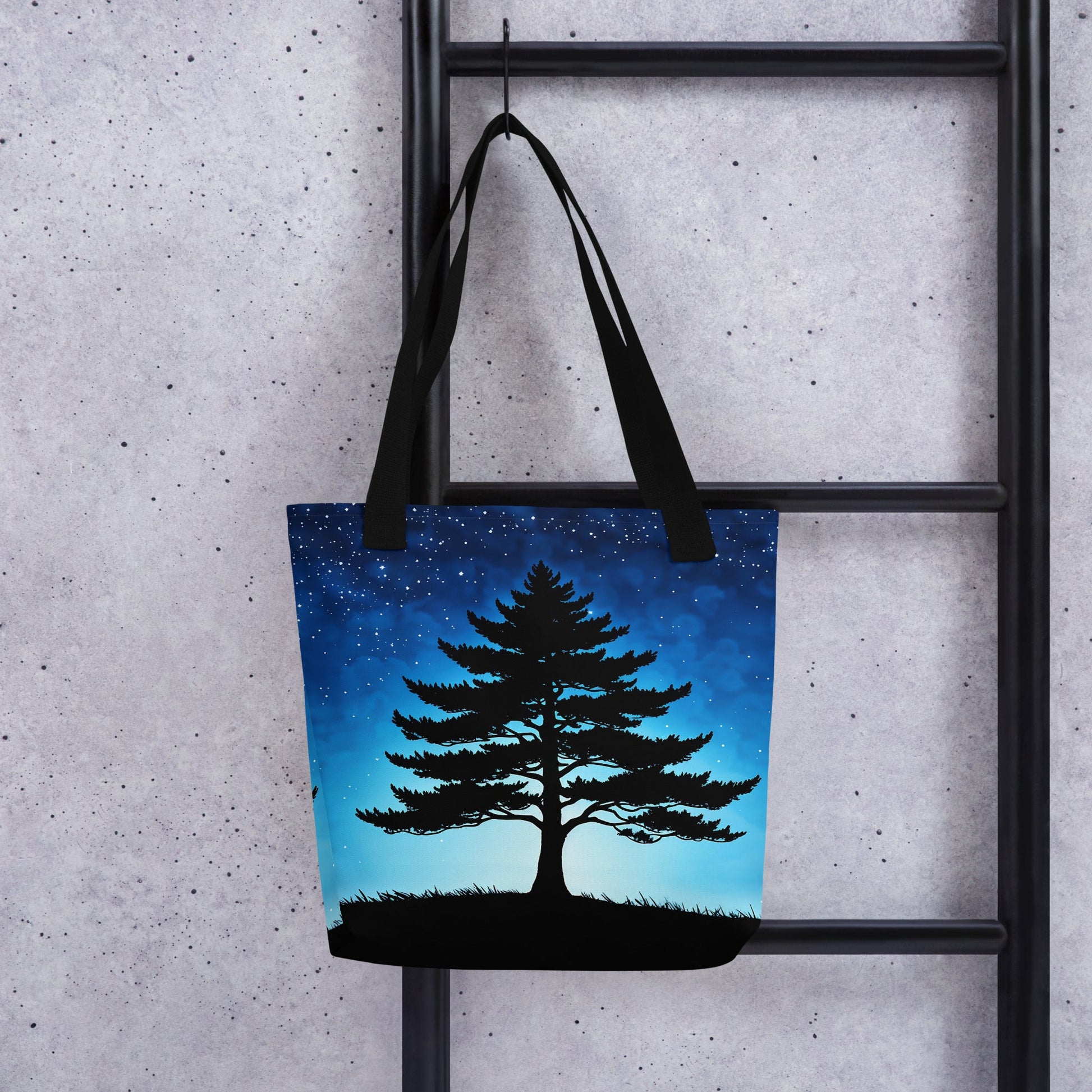 Tree In Night Sky Tote Bag - Tote Bags - Discovery Co.