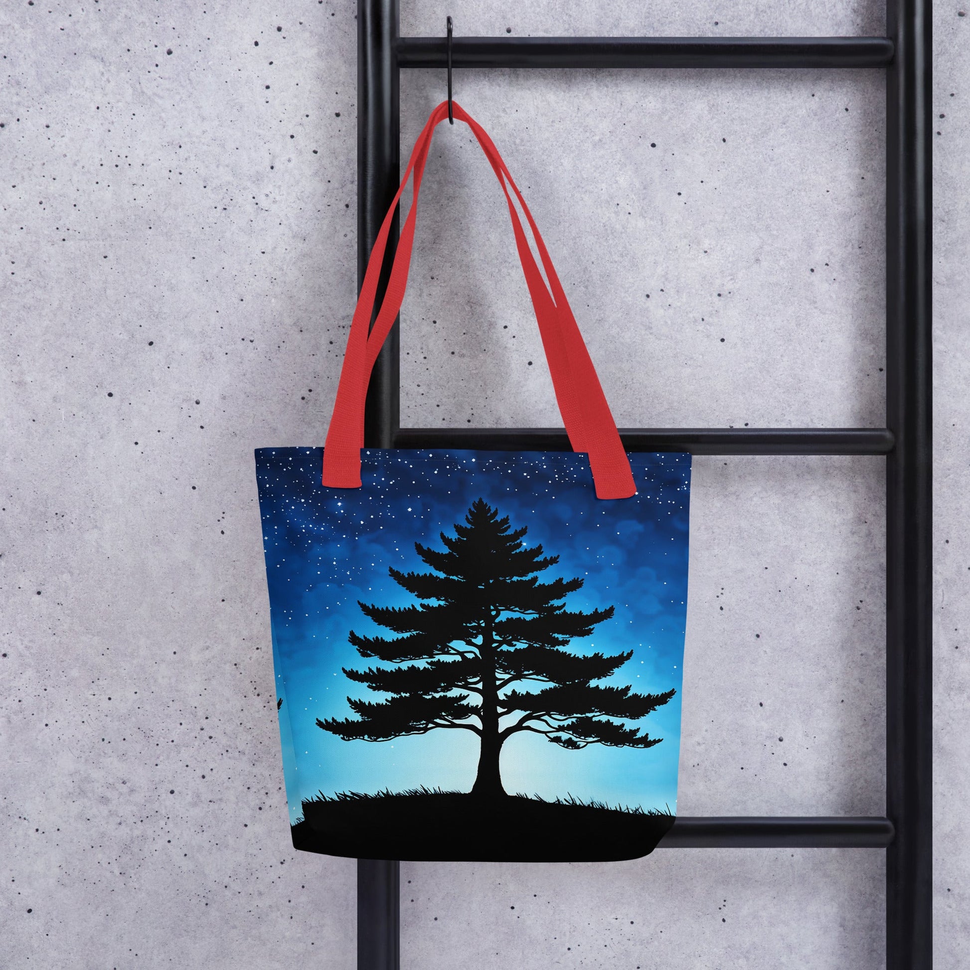 Tree In Night Sky Tote Bag - Tote Bags - Discovery Co.