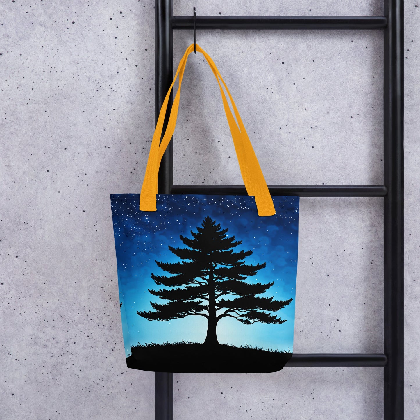 Tree In Night Sky Tote Bag - Tote Bags - Discovery Co.