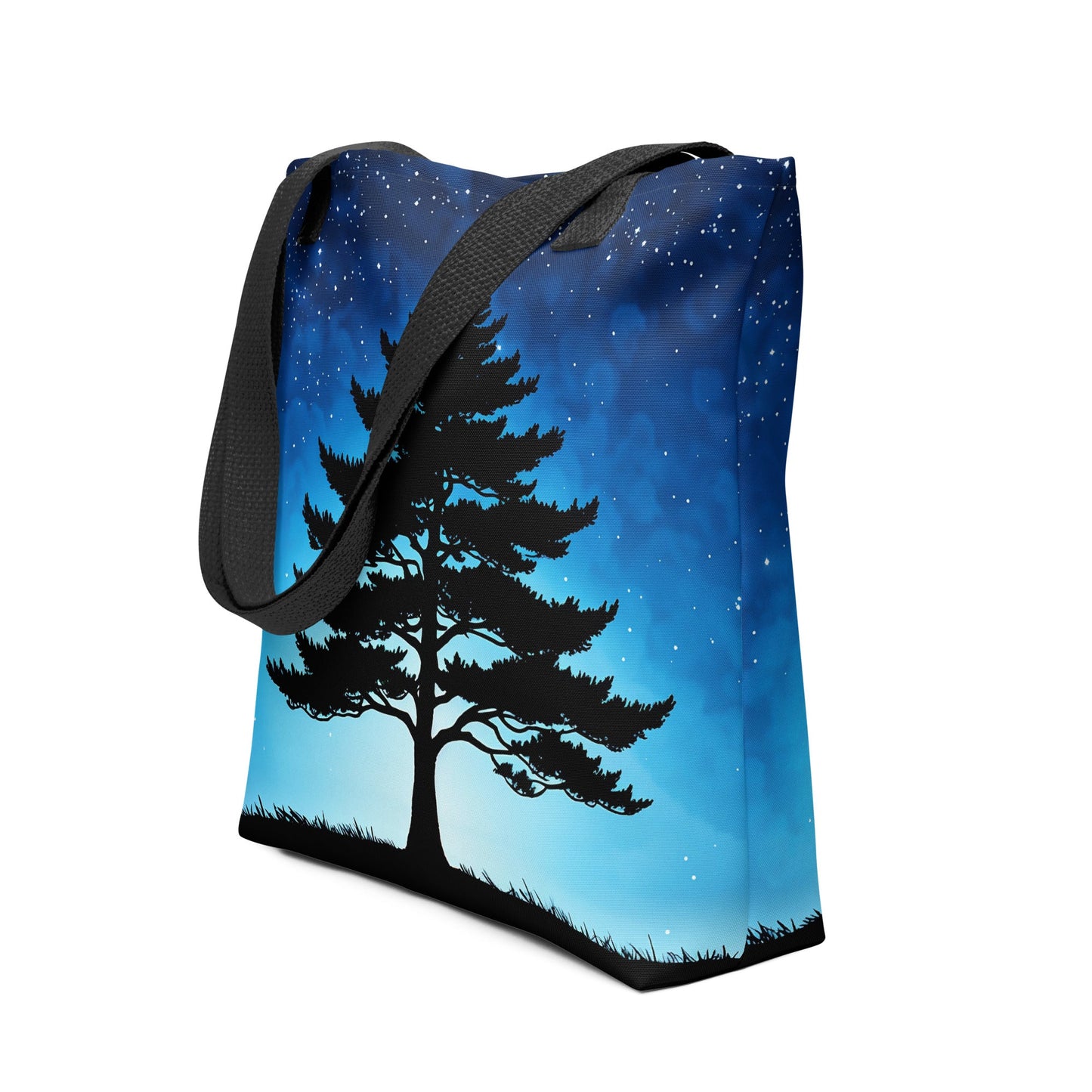 Tree In Night Sky Tote Bag - Tote Bags - Discovery Co.