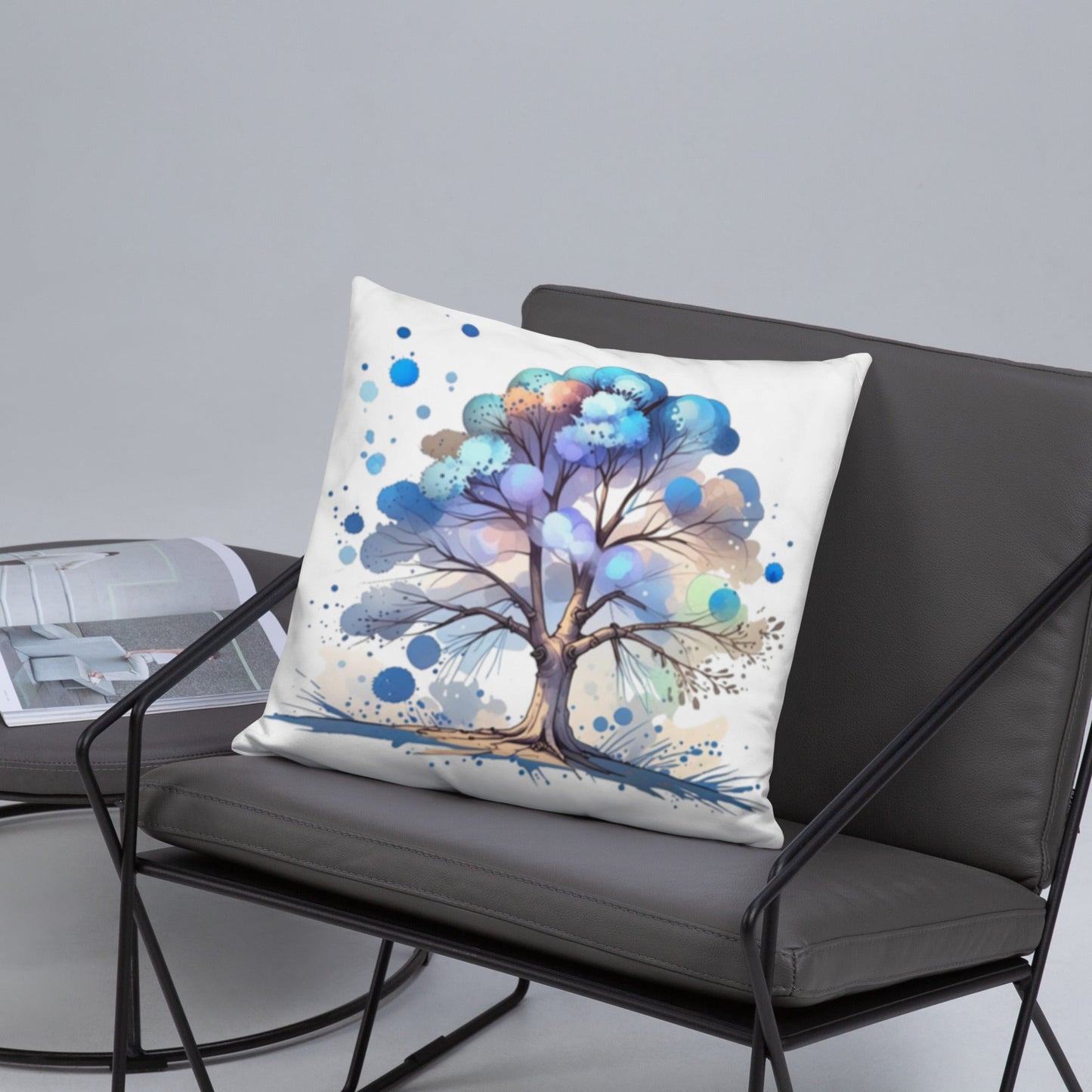 Tree Watercolor Art Basic Pillow - Pillows - Discovery Co.