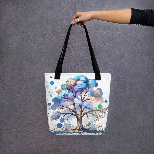 Tree Watercolor Art Tote Bag - Tote Bags - Discovery Co.