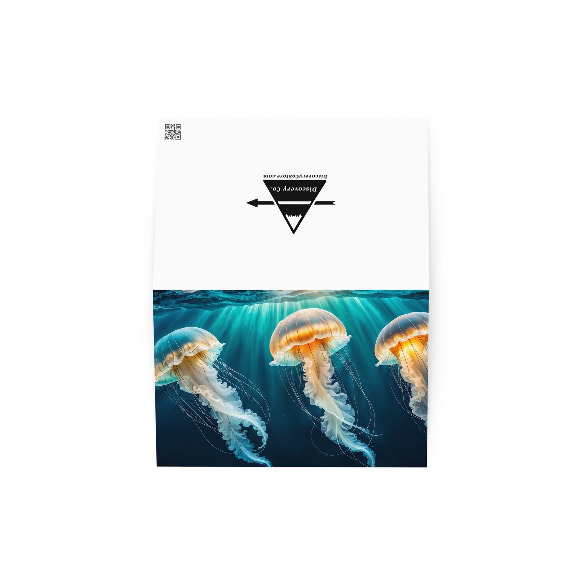 Trio Of Jellyfish Greeting Card - Greeting Card - Discovery Co.