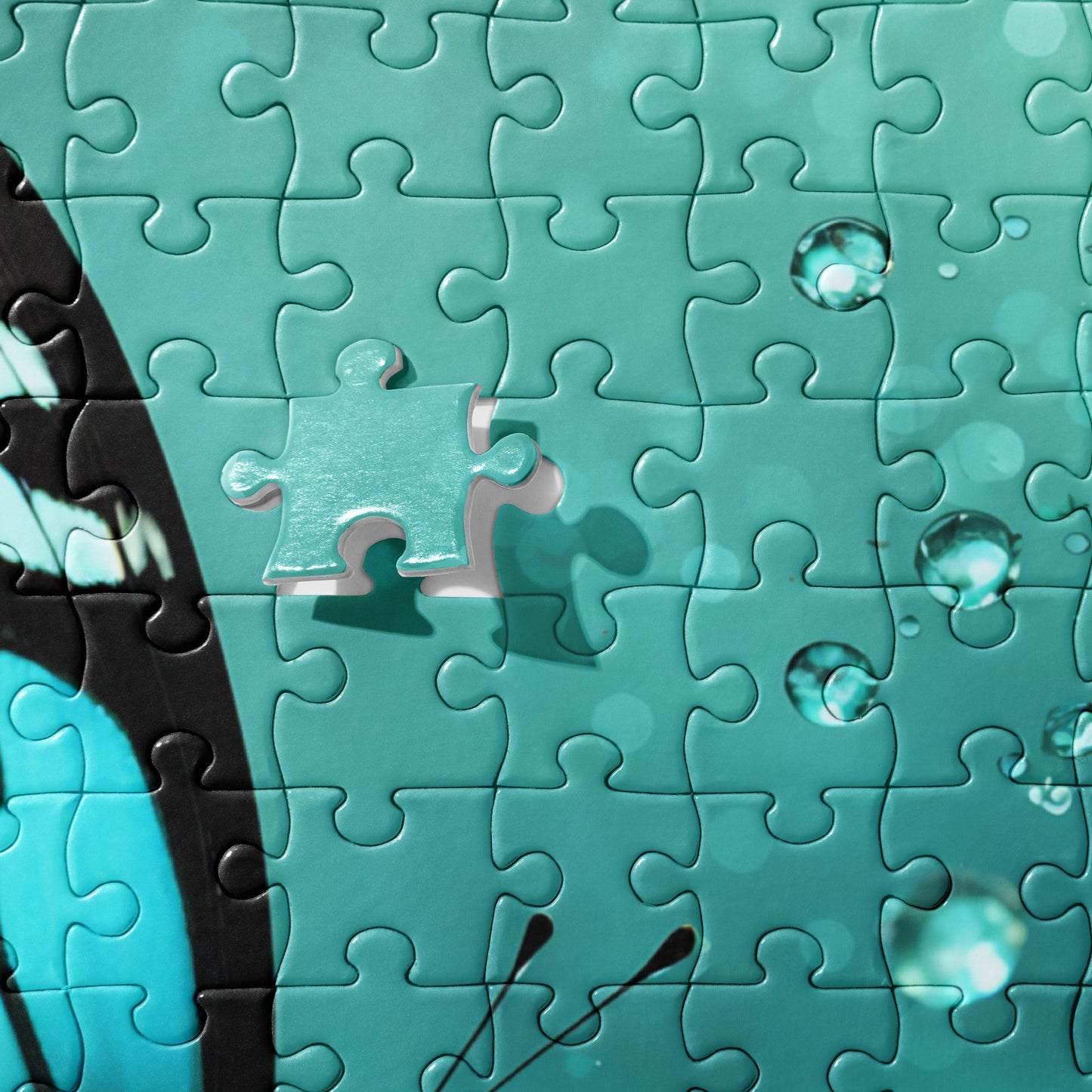 Turquoise Butterfly II Jigsaw Puzzle - Puzzle - Discovery Co.
