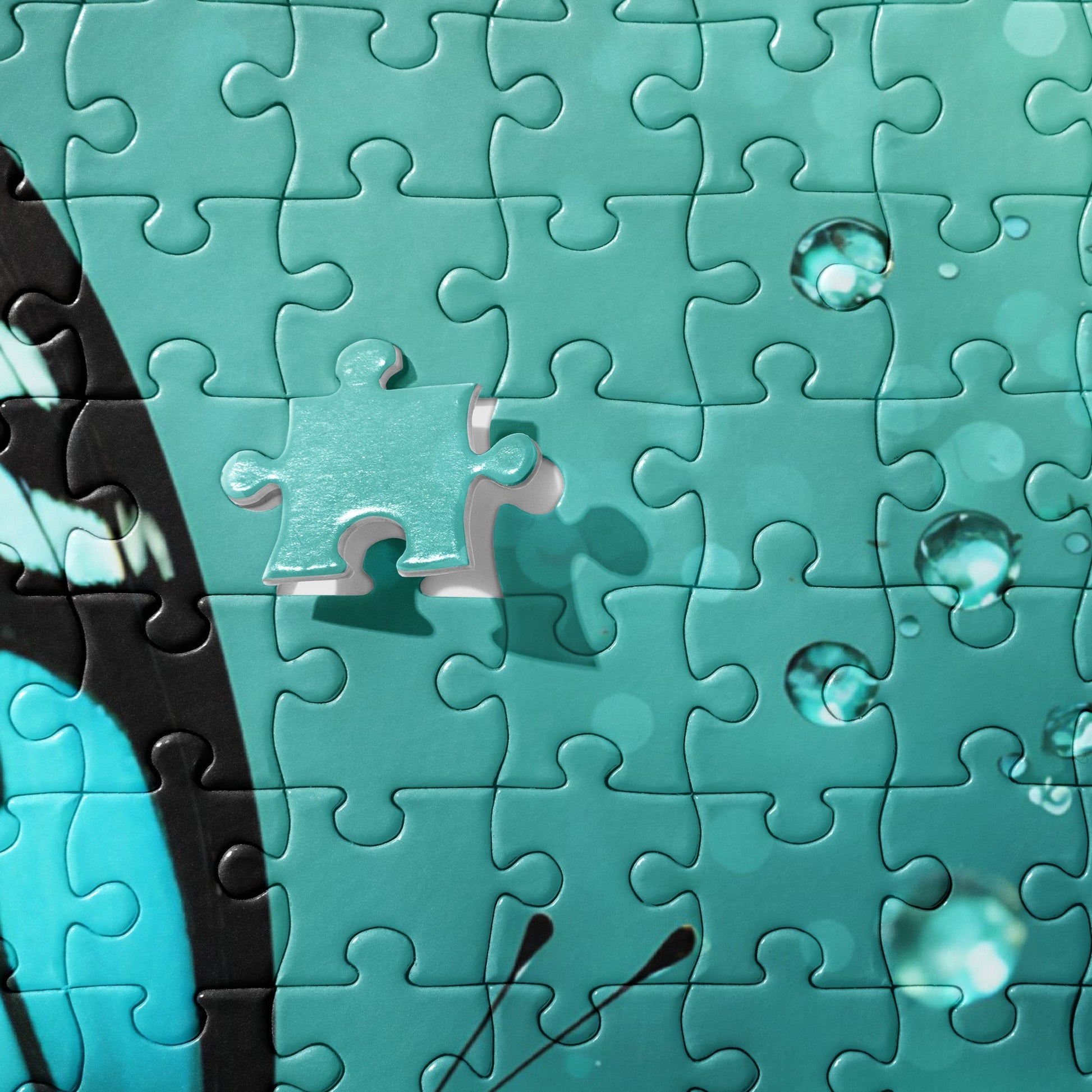Turquoise Butterfly II Jigsaw Puzzle - Puzzle - Discovery Co.