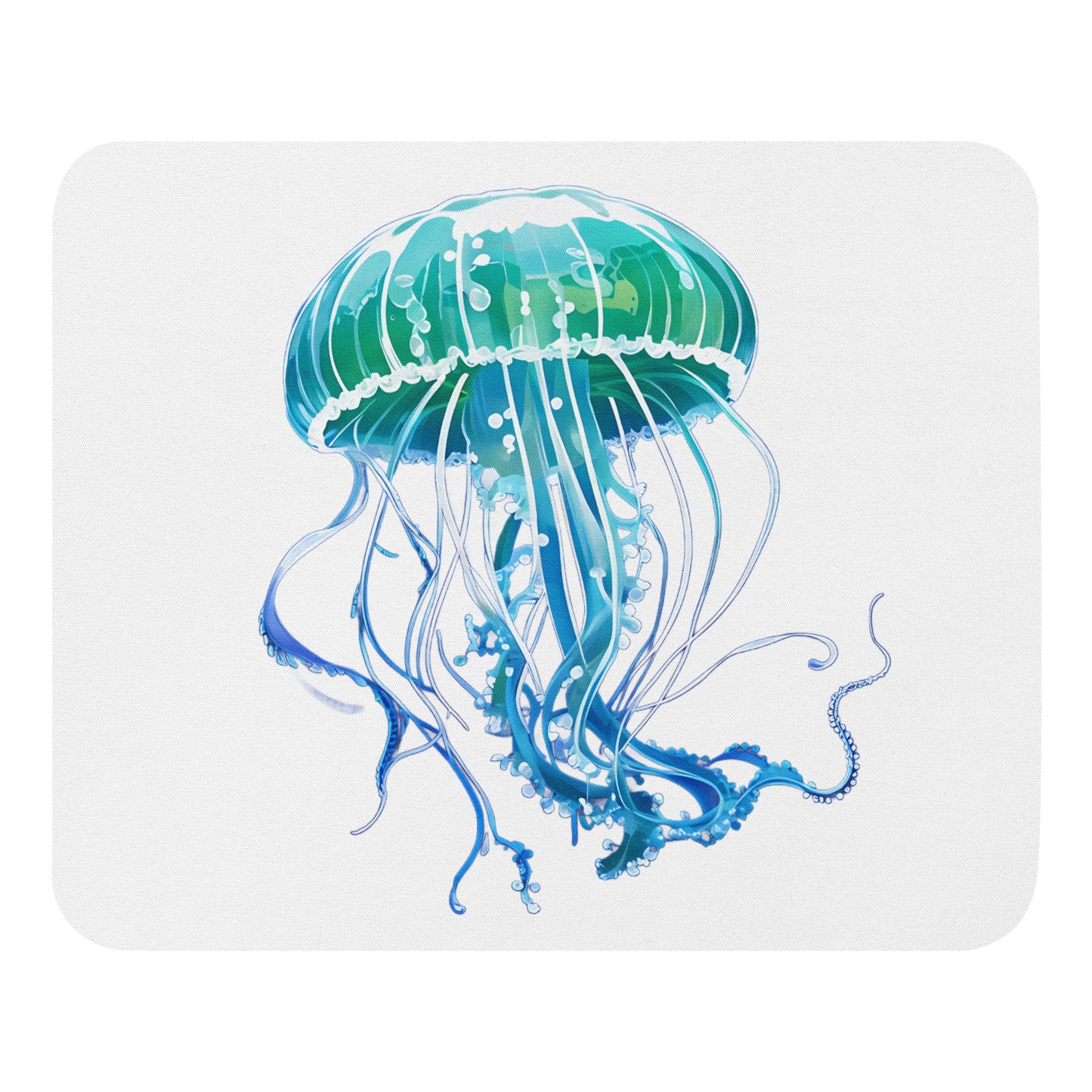 Turquoise Jellyfish Mouse Pad - Discovery Co.