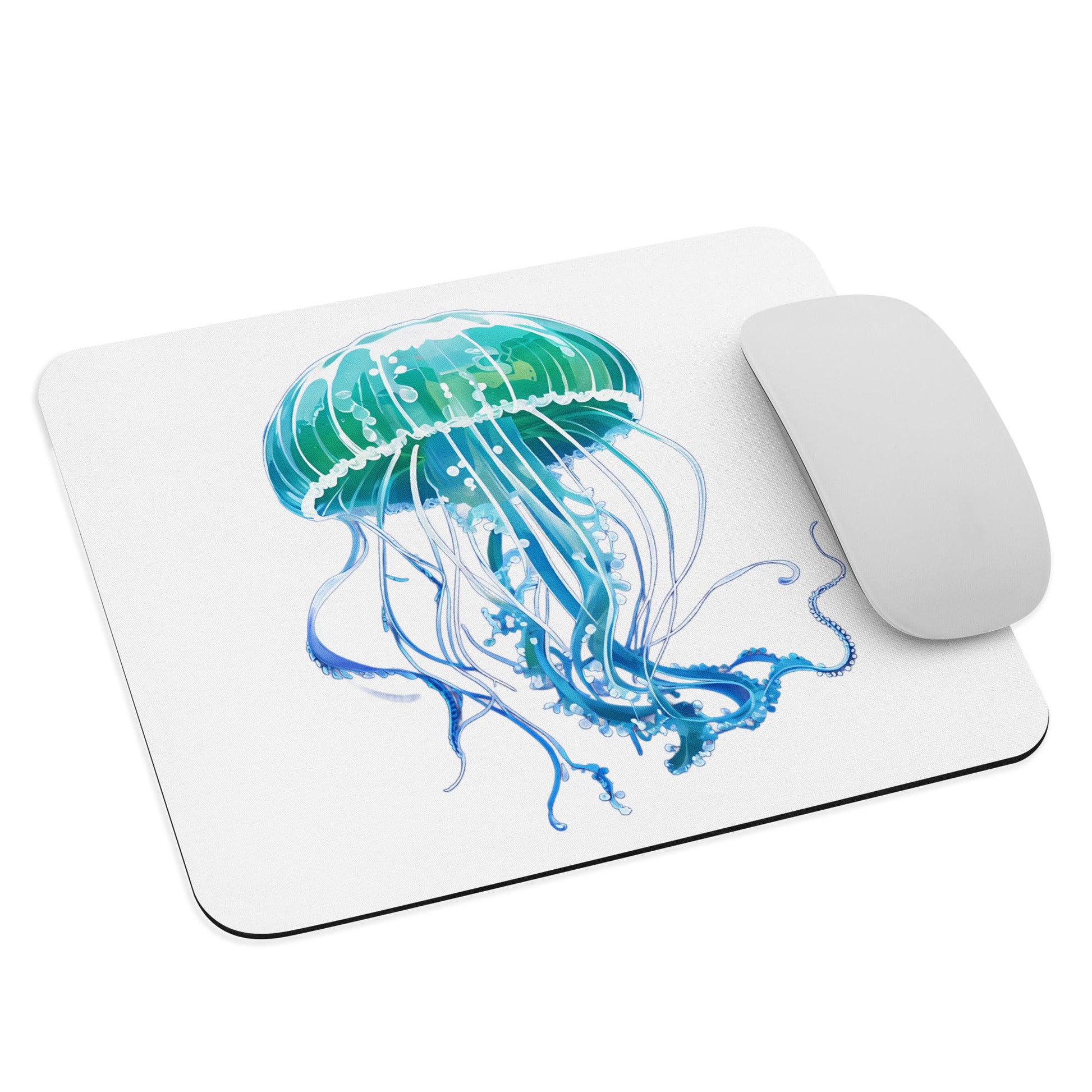 Turquoise Jellyfish Mouse Pad - Discovery Co.