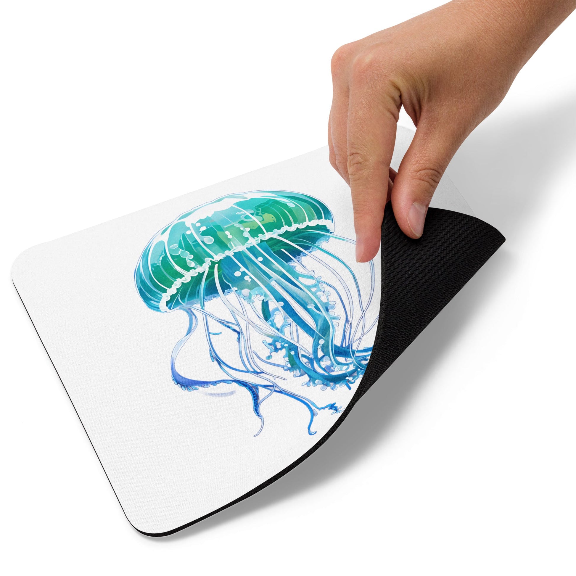 Turquoise Jellyfish Mouse Pad - Discovery Co.