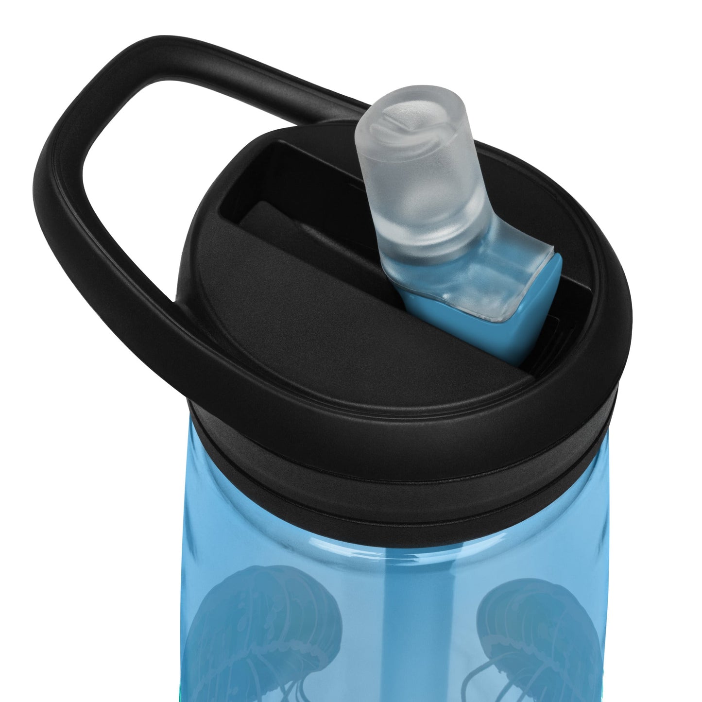 Turquoise Jellyfish Sports Water Bottle - Sports Water Bottle - Discovery Co.