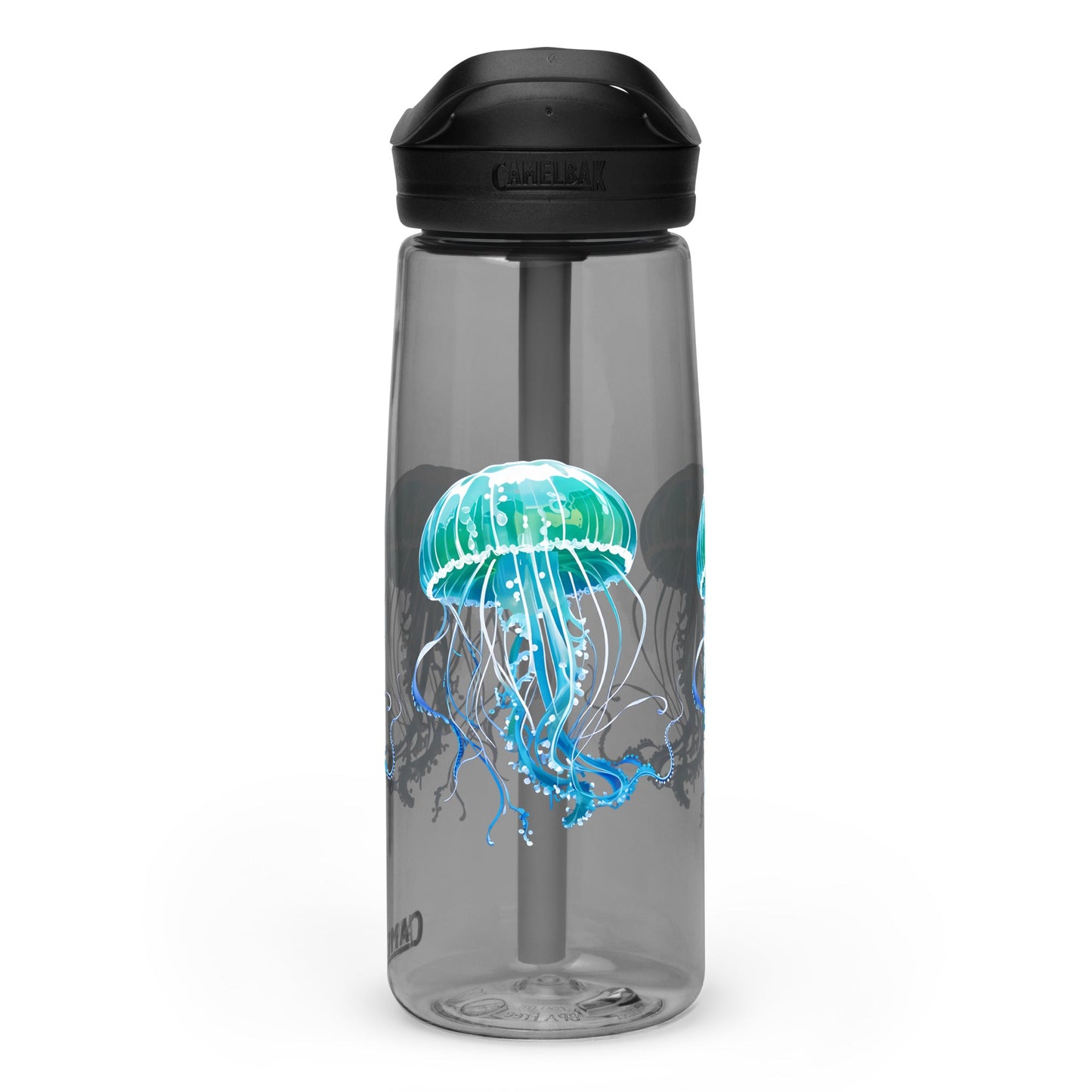 Turquoise Jellyfish Sports Water Bottle - Sports Water Bottle - Discovery Co.