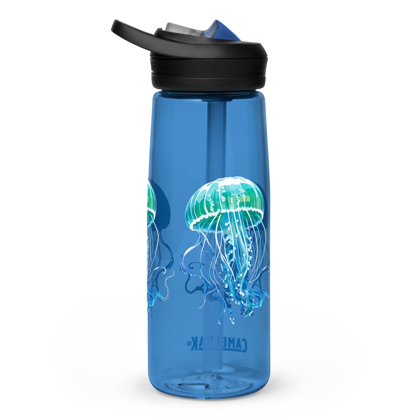 Turquoise Jellyfish Sports Water Bottle - Sports Water Bottle - Discovery Co.